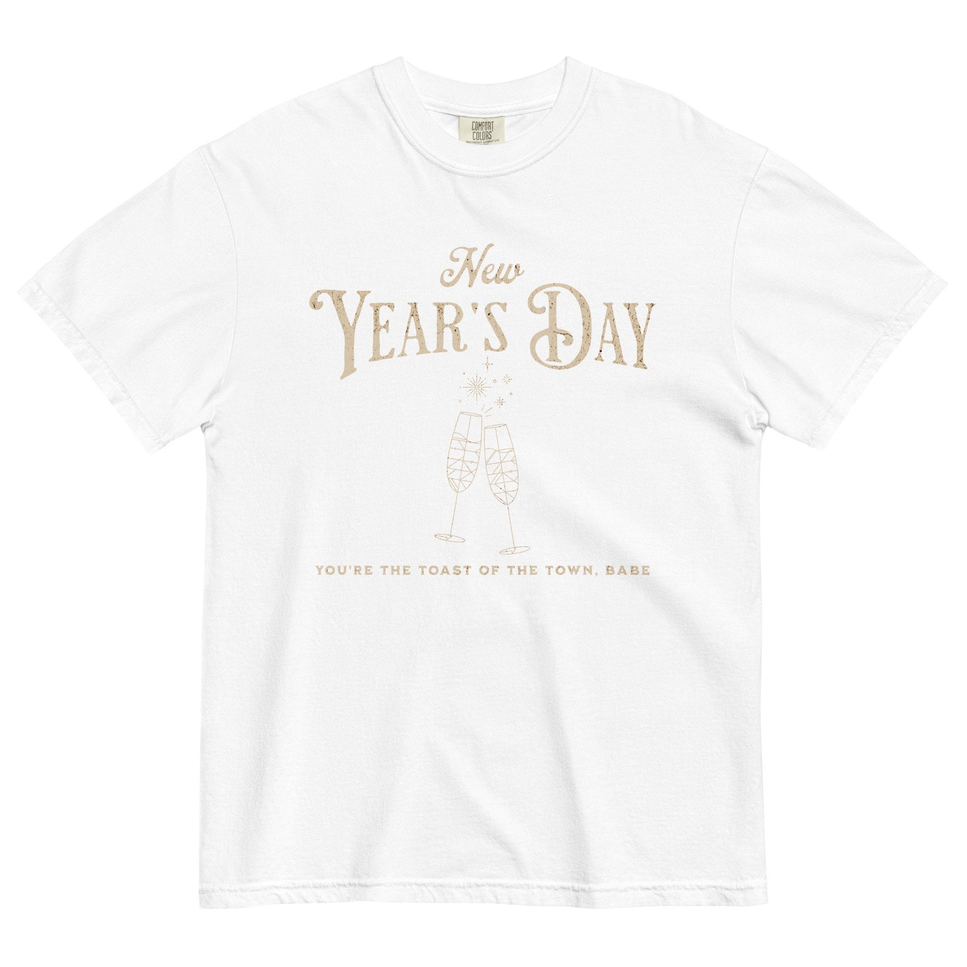 New Year&#39;s Day Comfort Colors Toast Of The Town Rep Era Reputation Album Tswift New Year 2024 Celebration Shirt Merry Swiftmas Swiftie Gift