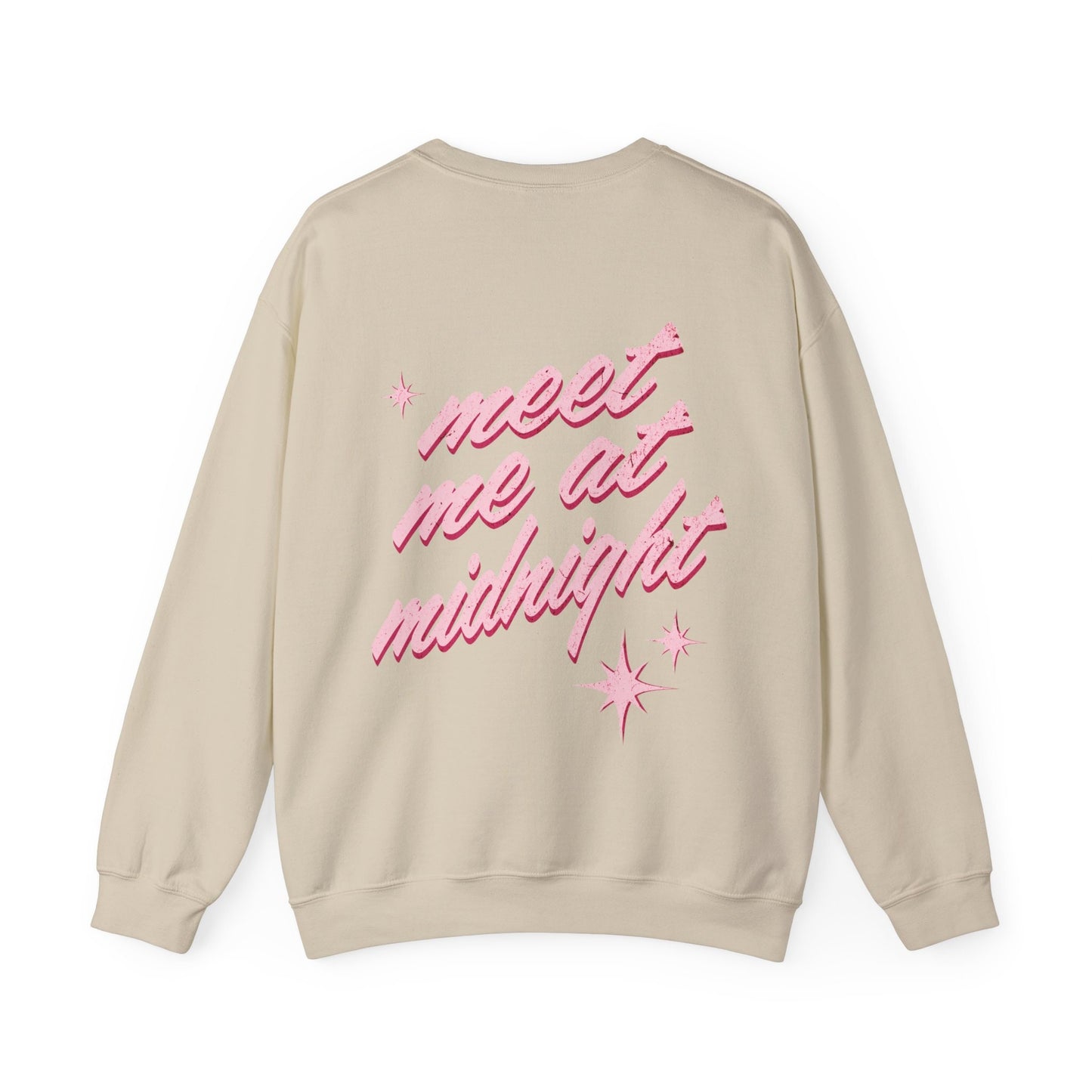 Meet Me At Midnight Kiss Zippo Light Gildan Crewneck Retro Vintage Print 2024 New Year's Tee Tswift Midnights Album Swiftie Merry Swiftmas