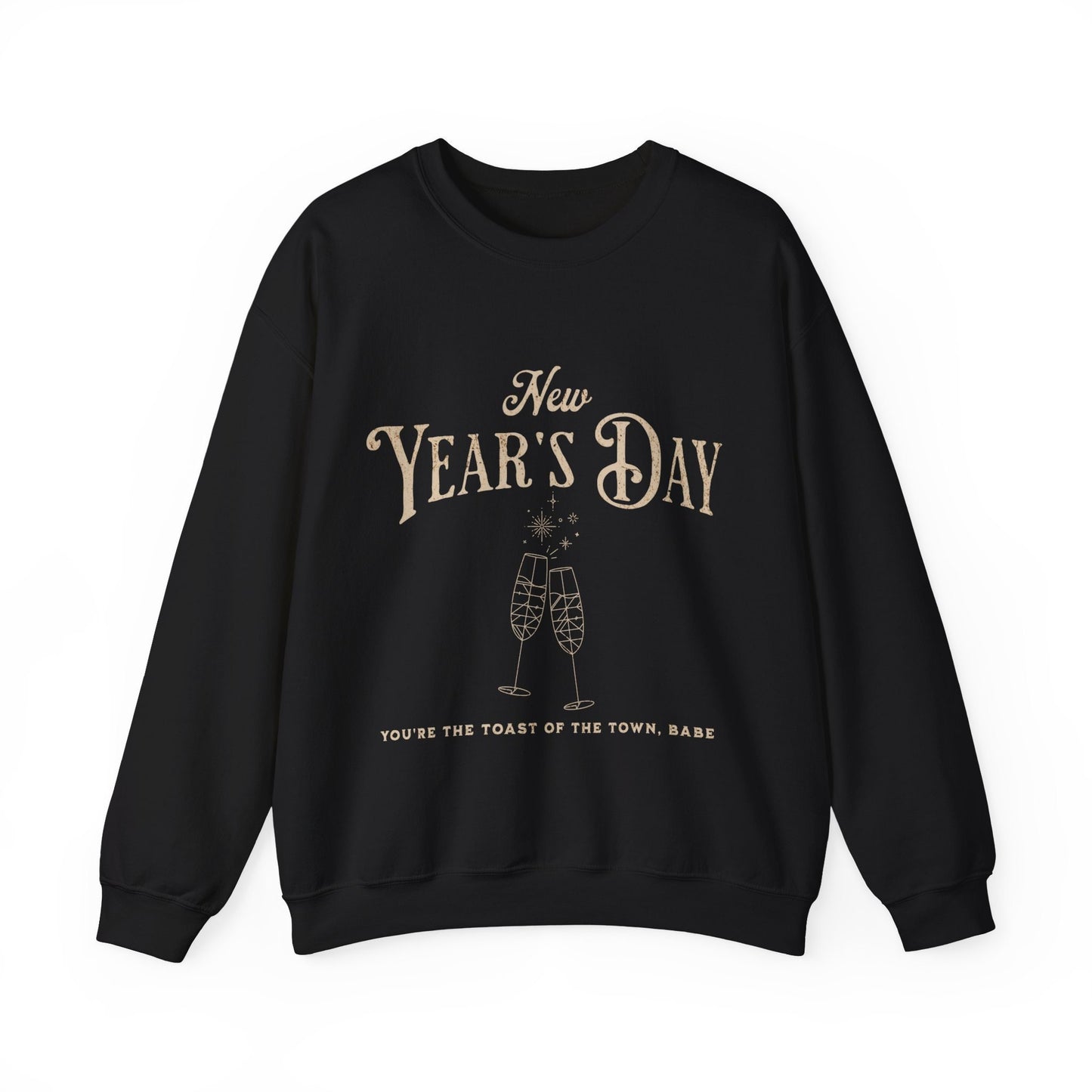 New Year's Day Gildan Crewneck Toast Of The Town Rep Era Reputation Album Tswift New Year 2024 Celebration Shirt Merry Swiftmas Swiftie Gift