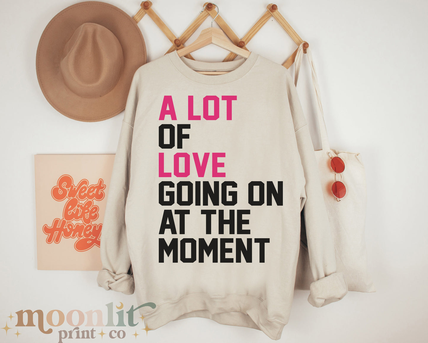 A Lot Going On At The Moment Valentine's Day Sweatshirt