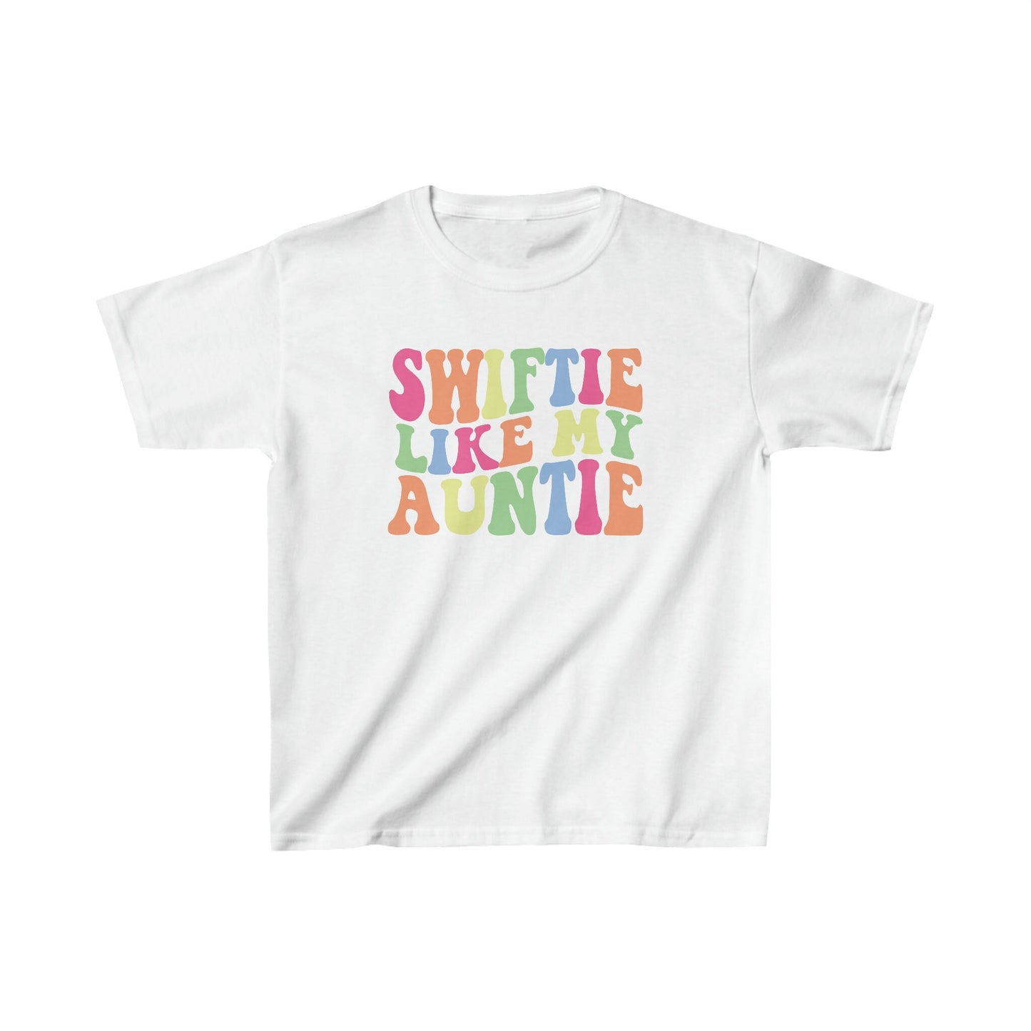 Swiftie Like My Auntie Kid's Tee Little Swiftie Shirt Gift For Swiftie Kids Swiftie Crewneck Kids Swiftie Sweatshirt Tswift Gift For Her