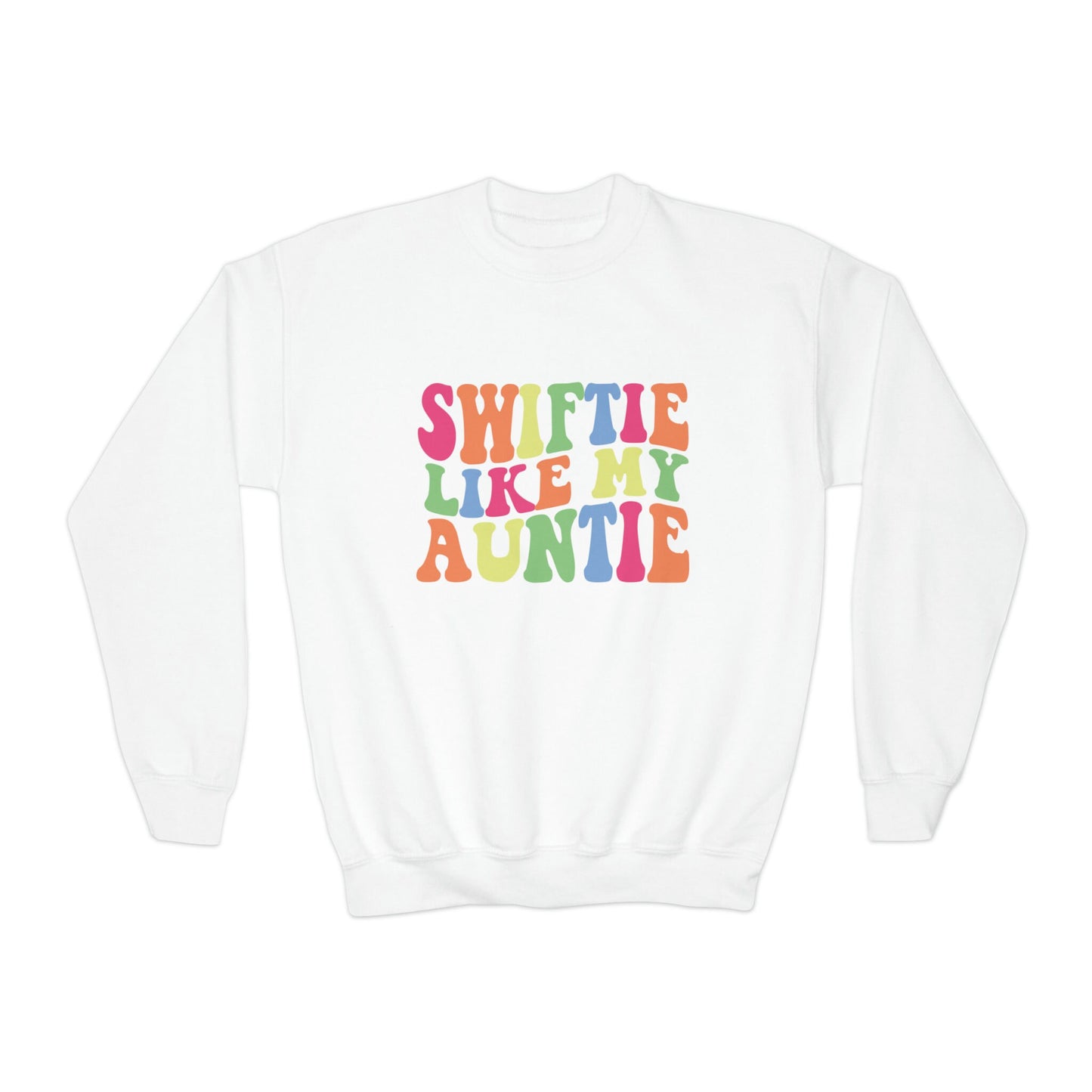 Swiftie Like My Auntie Kid's Tee Little Swiftie Shirt Gift For Swiftie Kids Swiftie Crewneck Kids Swiftie Sweatshirt Tswift Gift For Her