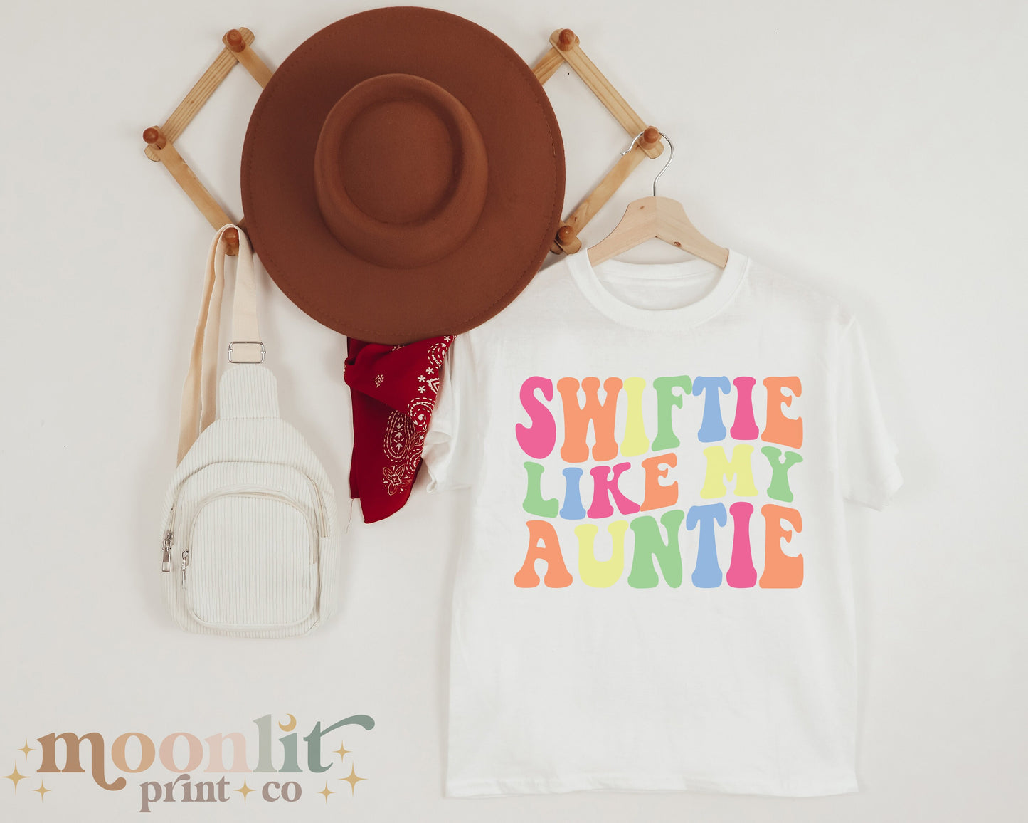 Swiftie Like My Auntie Kid's Tee Little Swiftie Shirt Gift For Swiftie Kids Swiftie Crewneck Kids Swiftie Sweatshirt Tswift Gift For Her