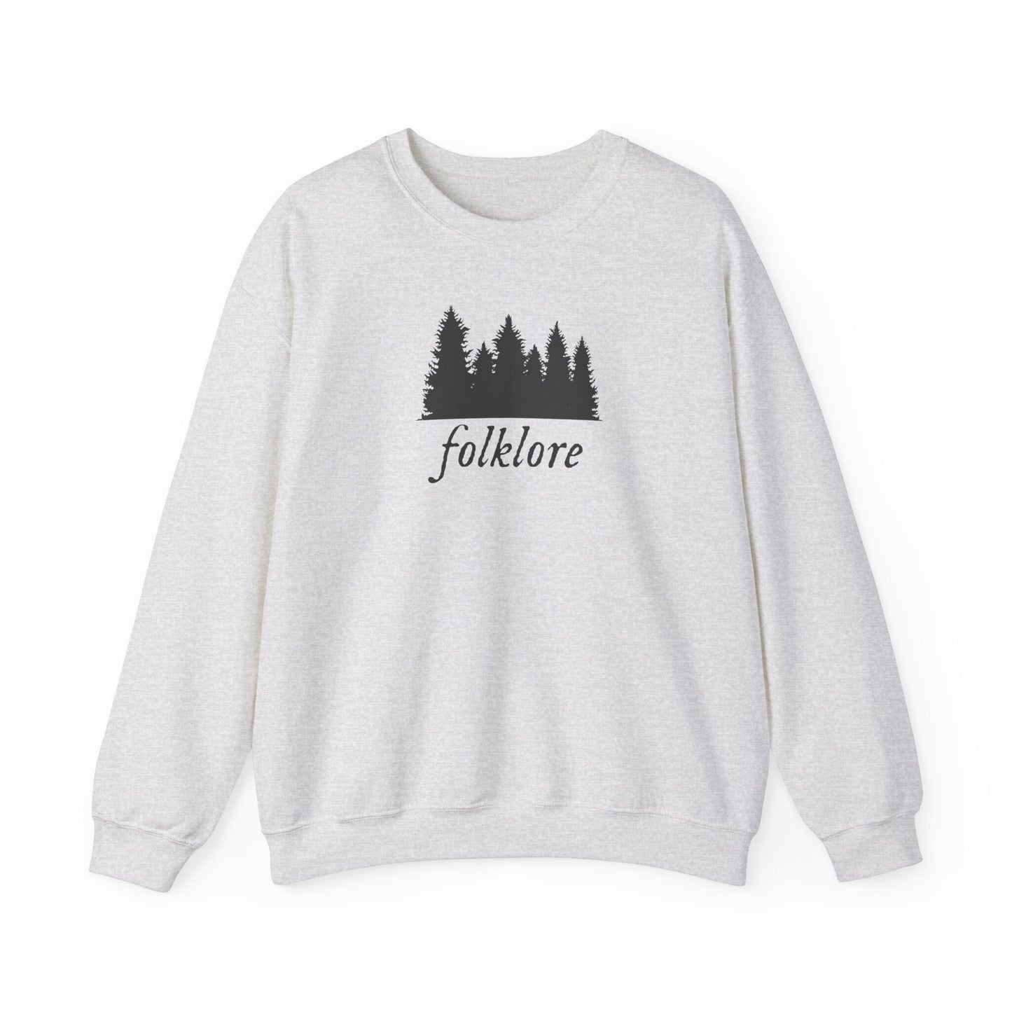 Folklore Tree Silhouette Gildan Crewneck Folklore Sweater Reputation Sweatshirt Folkwhore Tswift Swiftie Merry Swiftmas Swiftie Sweater