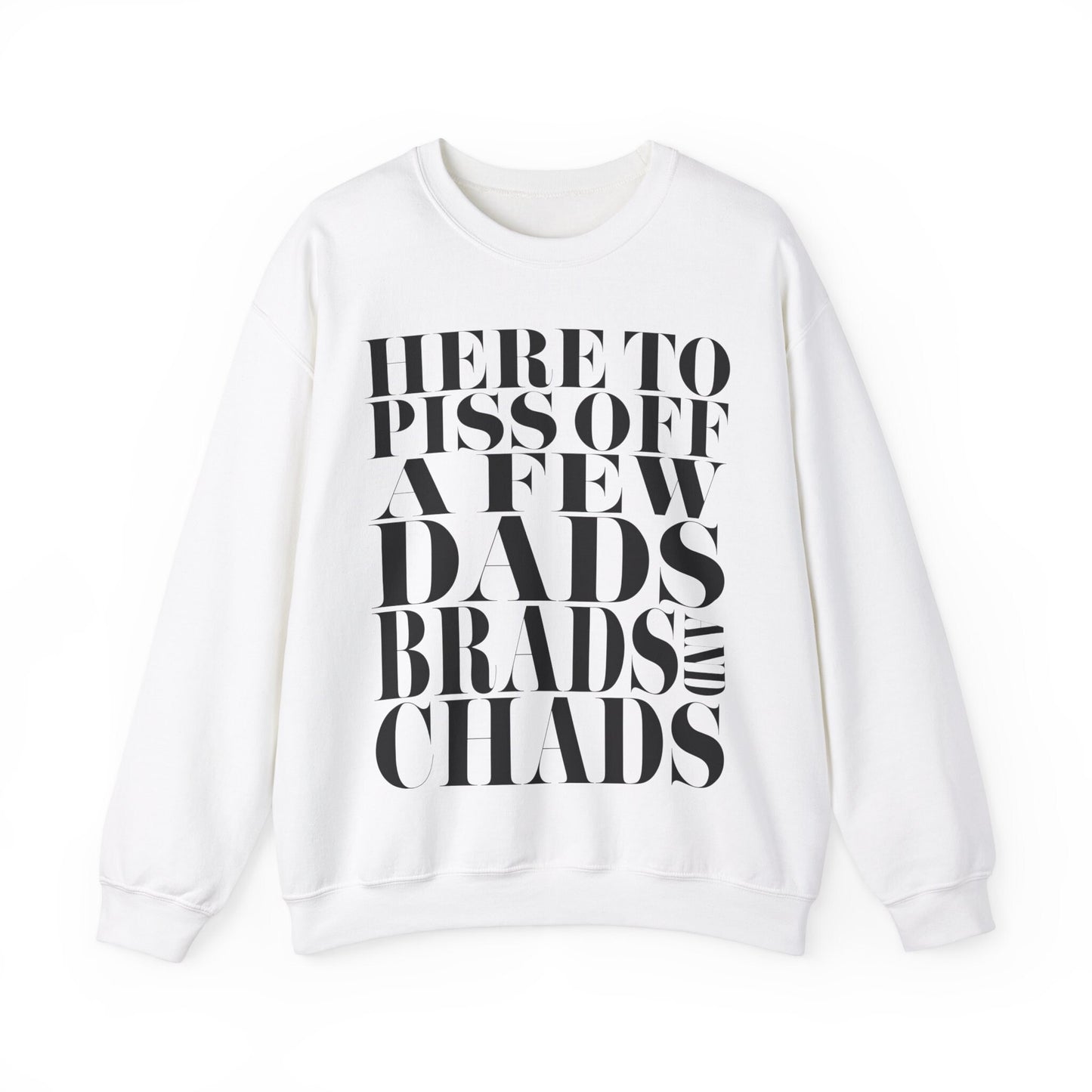 Dads, Brads, and Chads Gildan Crewneck Funny Meme Sweatshirt Swiftie Tswift Sweater Merry Swiftmas Funny Gift For Her Funny Tshirt