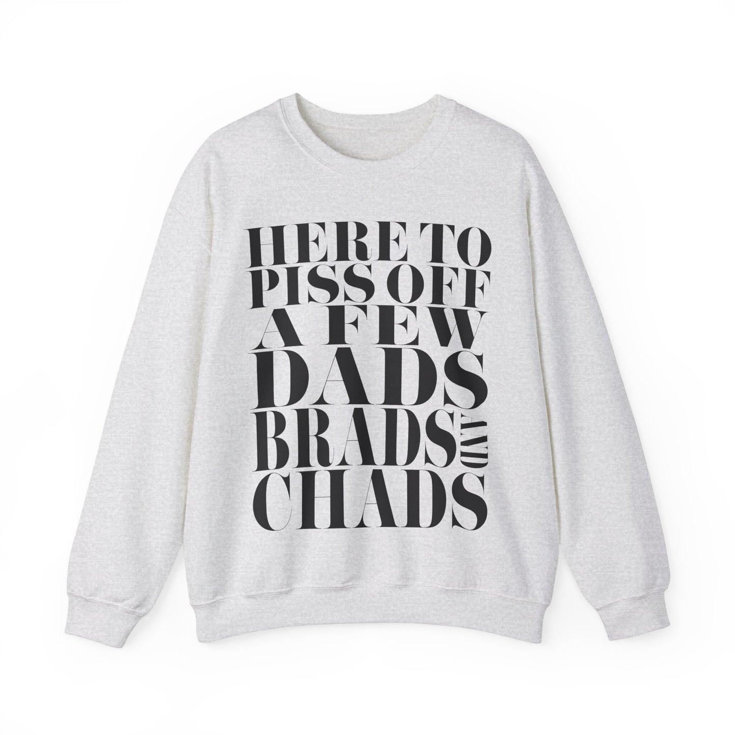 Dads, Brads, and Chads Gildan Crewneck Funny Meme Sweatshirt Swiftie Tswift Sweater Merry Swiftmas Funny Gift For Her Funny Tshirt