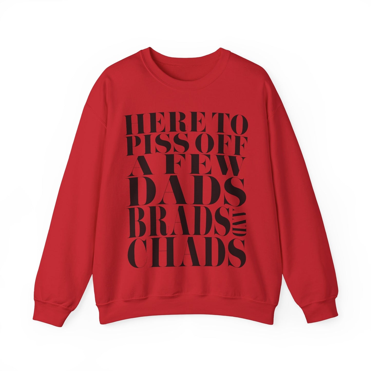 Dads, Brads, and Chads Gildan Crewneck Funny Meme Sweatshirt Swiftie Tswift Sweater Merry Swiftmas Funny Gift For Her Funny Tshirt