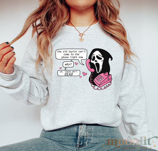 Old Taylor Can't Come To The Phone Reputation Sweatshirt Reputation Shirt Tswift Swiftie Gift For Swiftie Merry Swiftmas Swiftmas Gift