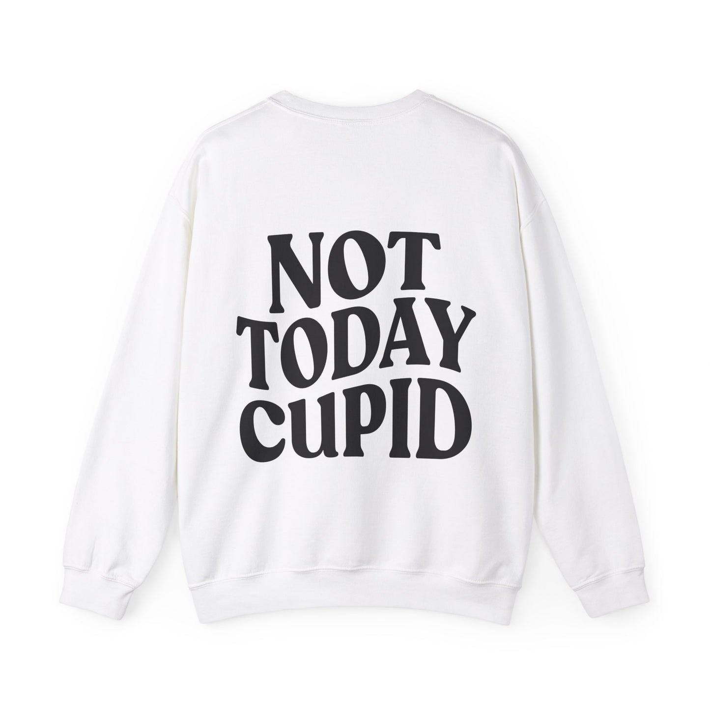 Not Today Cupid Anti Valentine Sweatshirt Coquette Crewneck Trendy Coquette Shirt Cherub Cupid Softcore Balletcore Lovecore Aesthetic