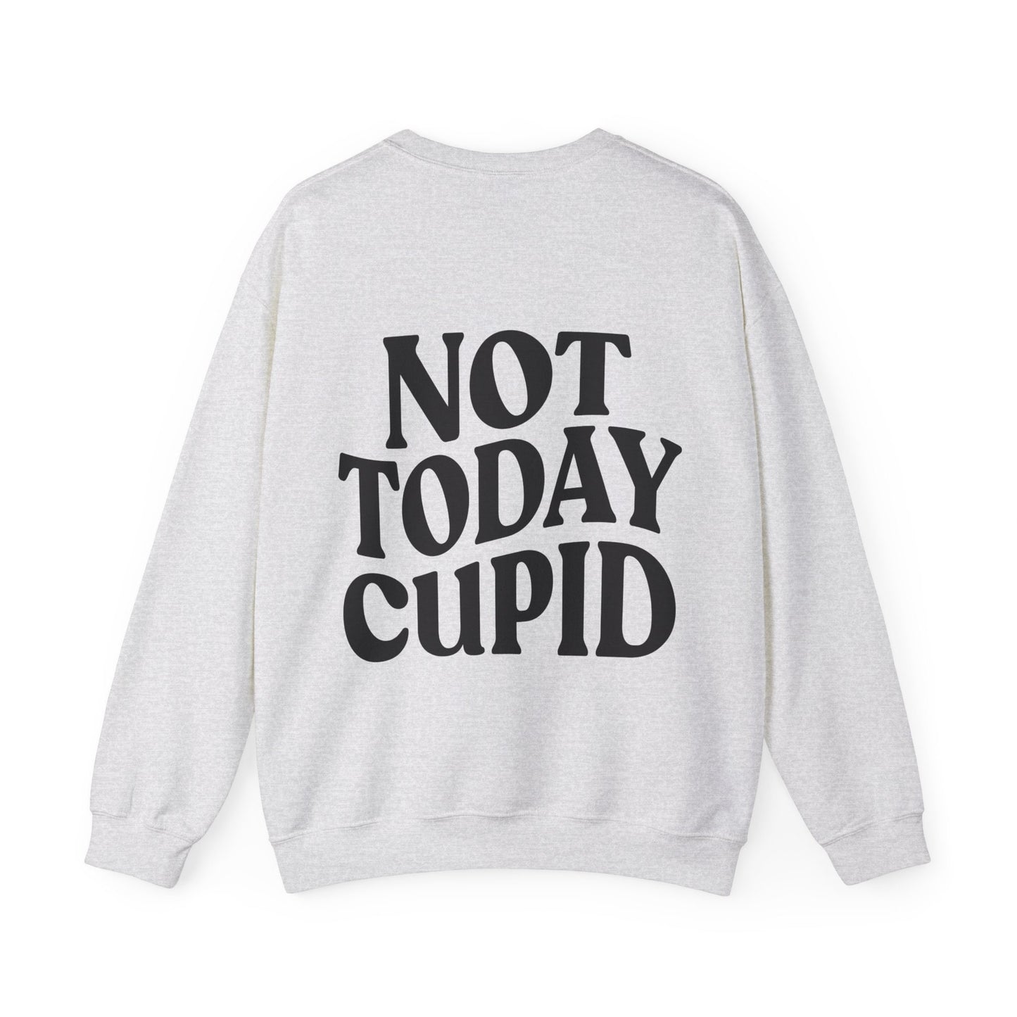 Not Today Cupid Anti Valentine Sweatshirt Coquette Crewneck Trendy Coquette Shirt Cherub Cupid Softcore Balletcore Lovecore Aesthetic