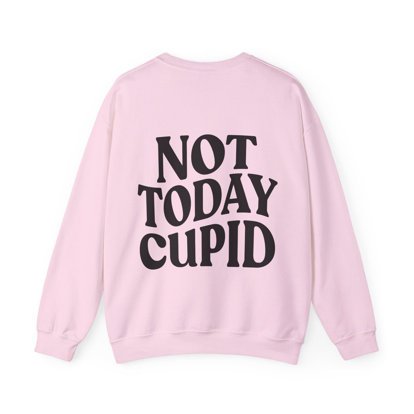 Not Today Cupid Anti Valentine Sweatshirt Coquette Crewneck Trendy Coquette Shirt Cherub Cupid Softcore Balletcore Lovecore Aesthetic