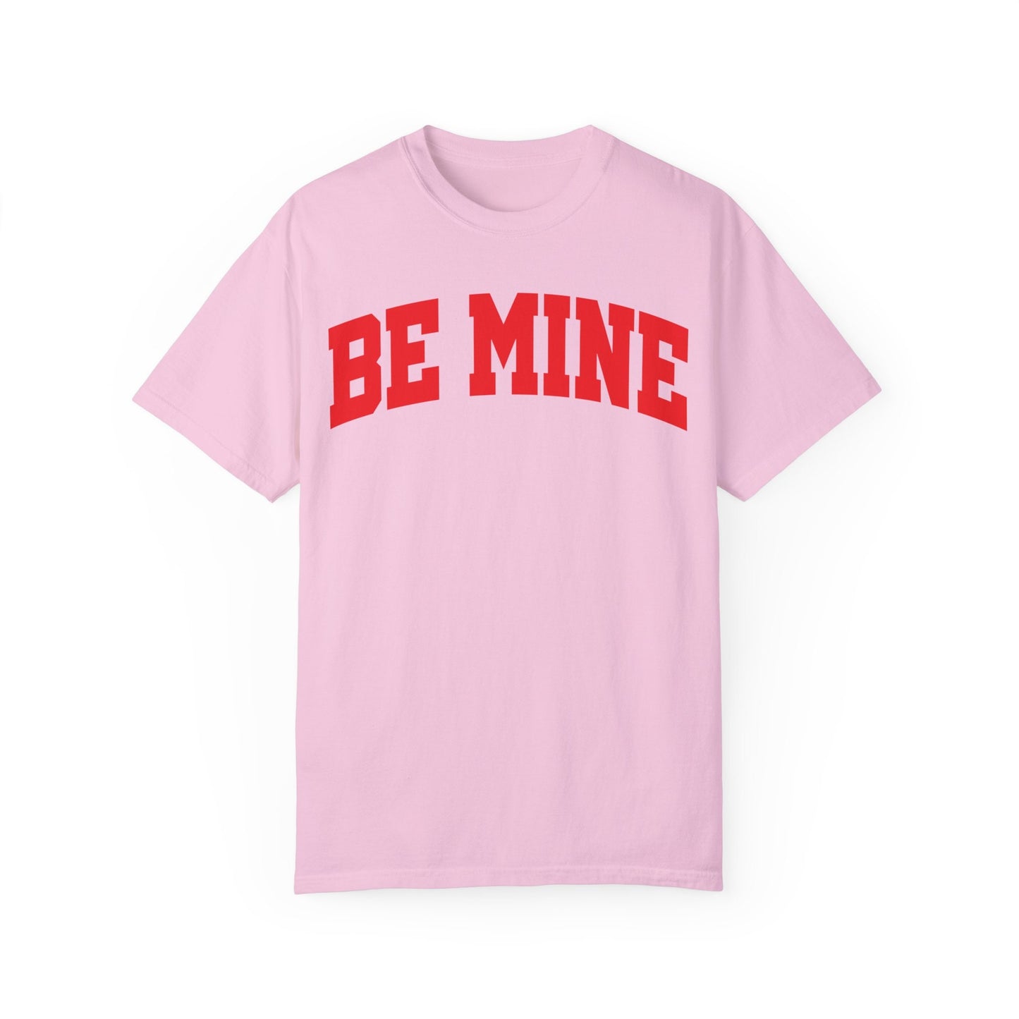 Be Mine Comfort Colors Valentine's Day Varsity Letter Trendy Shirt Retro Valentines Day Shirt Varsity Valentine Valentines Gift For Her