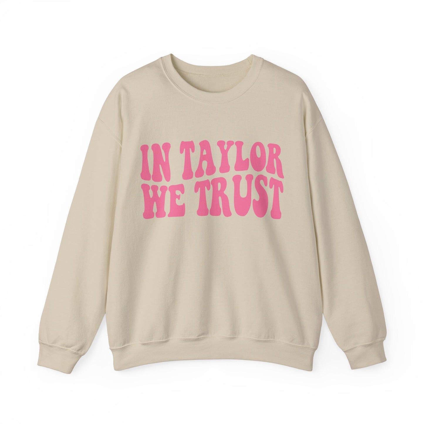 In Taylor We Trust Swiftie Crewneck Gift For Swiftie Tswift Trendy Sweatshirt Music Lover Shirt Pullover For Women Unisex Crewneck Eras Tee