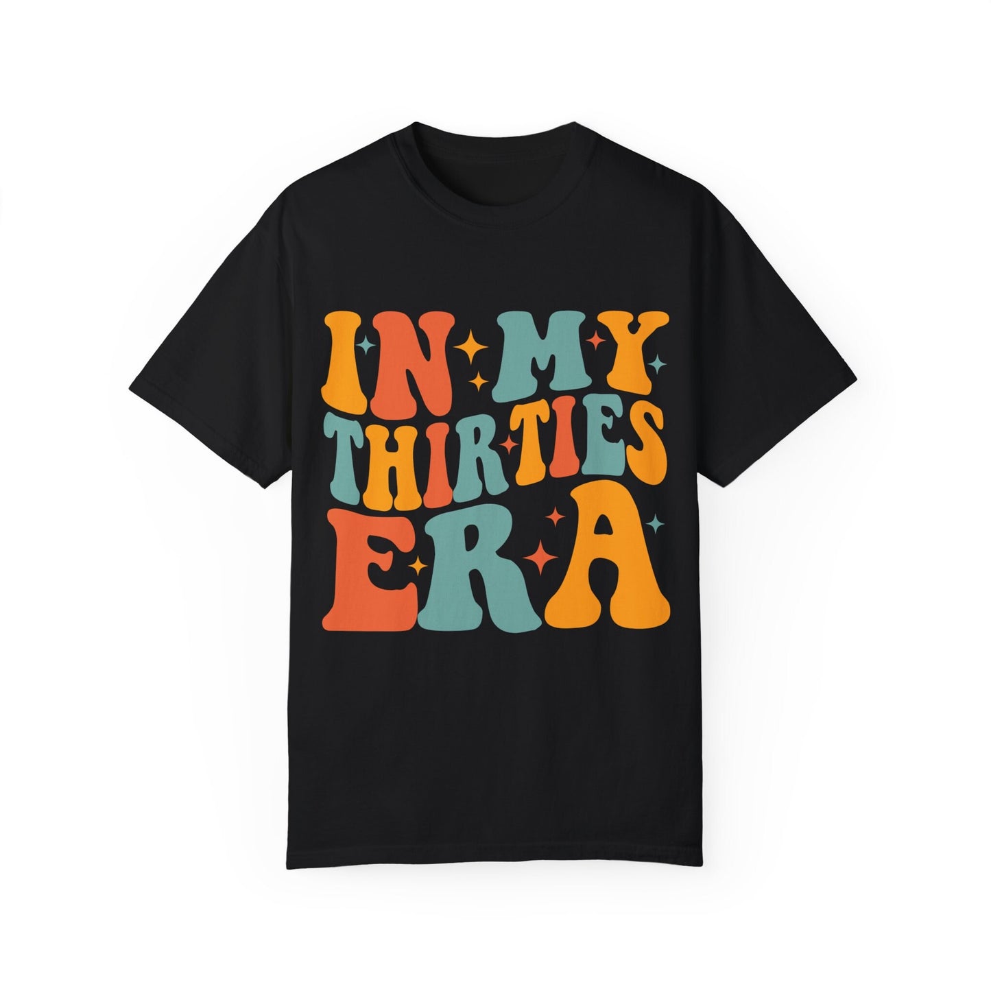 In My Thirties Era Comfort Colors 30th Birthday 1994 1995 Retro Wavy Groovy Birthday 30th Birthday Shirt Funny Birthday Tee Thirtieth Bday