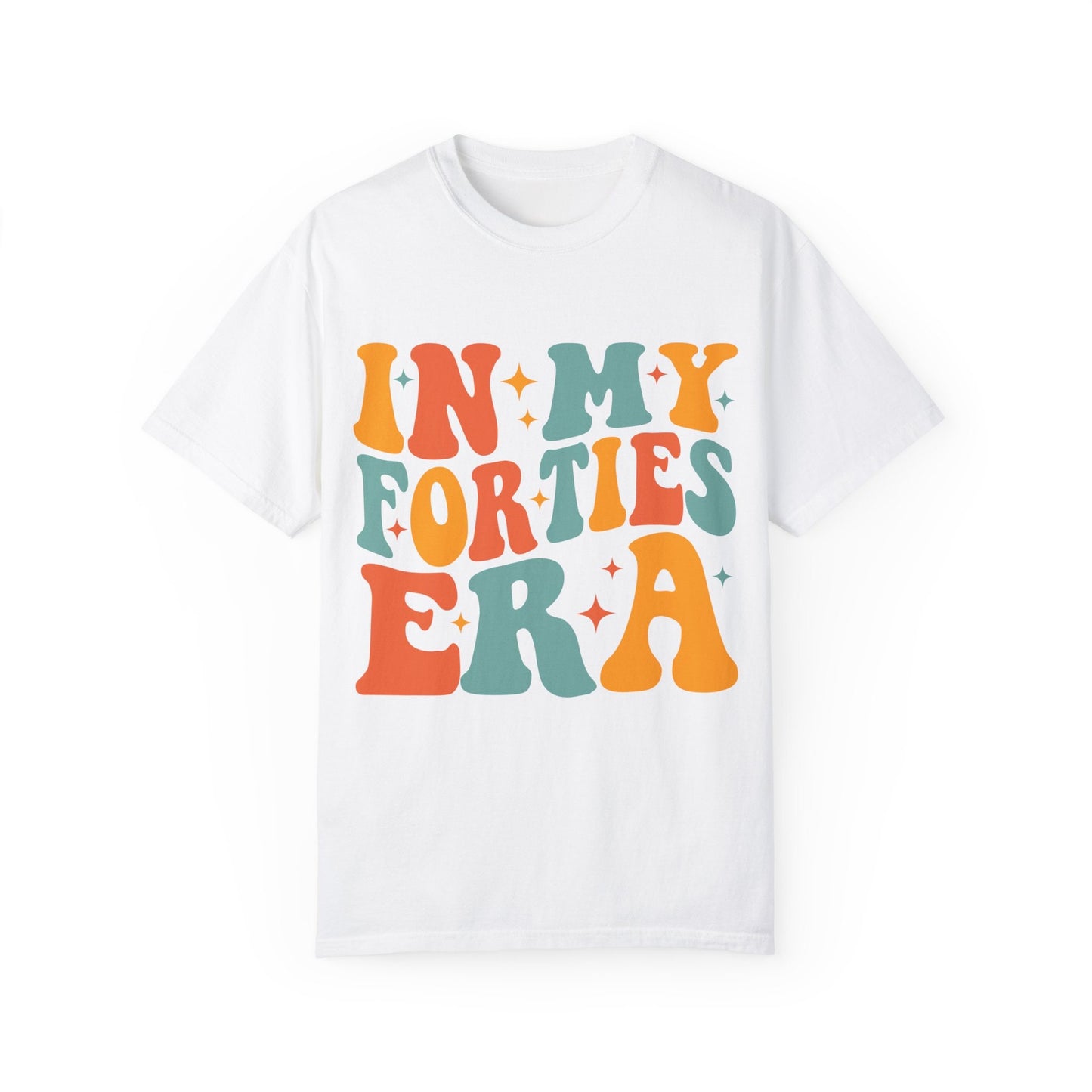 In My Forties Era Comfort Colors 40th Birthday 1984 1985 Retro Wavy Groovy Birthday 40th Birthday Shirt Funny Birthday Tee 40th Bday