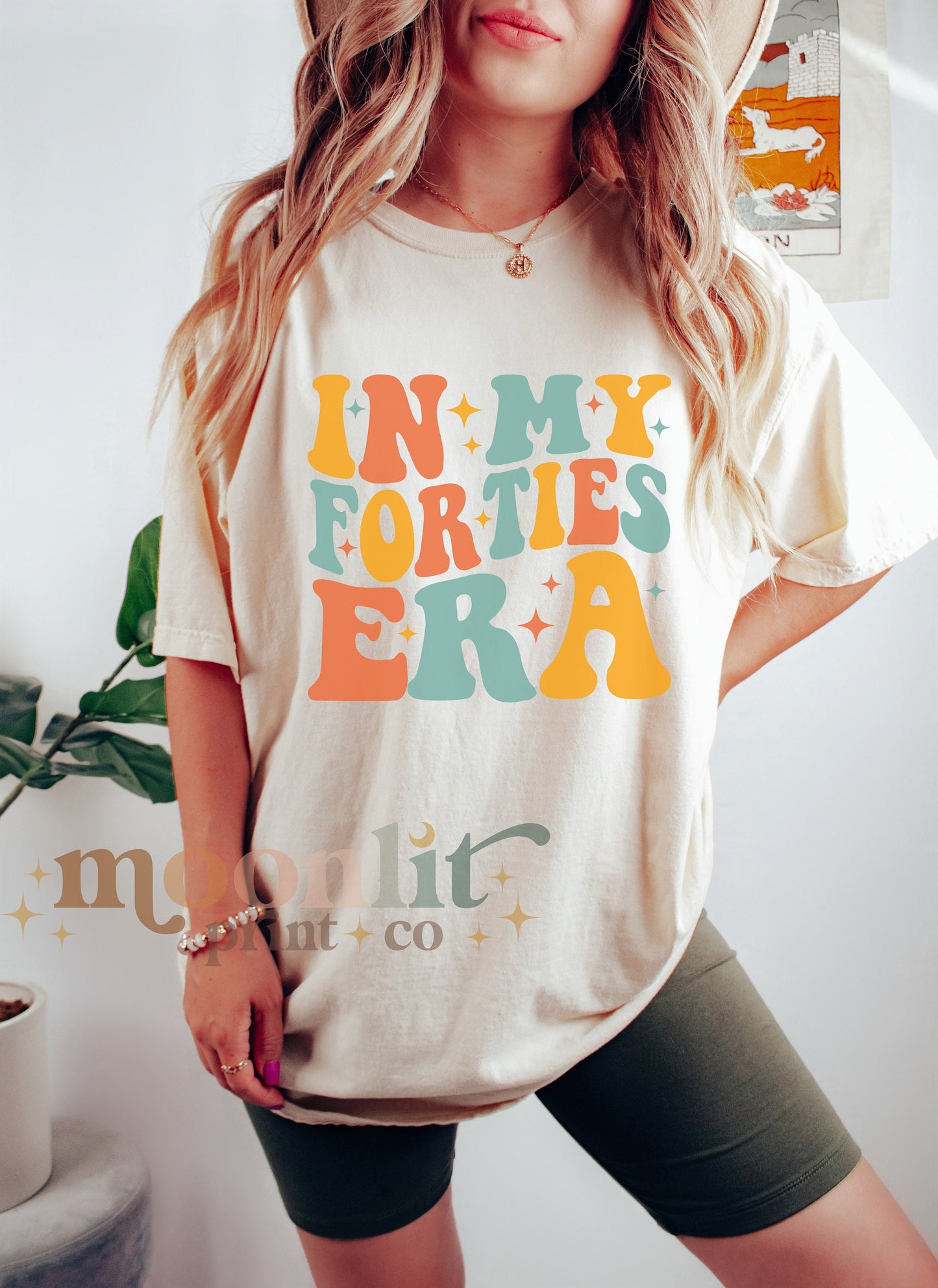 In My Forties Era Comfort Colors 40th Birthday 1984 1985 Retro Wavy Groovy Birthday 40th Birthday Shirt Funny Birthday Tee 40th Bday