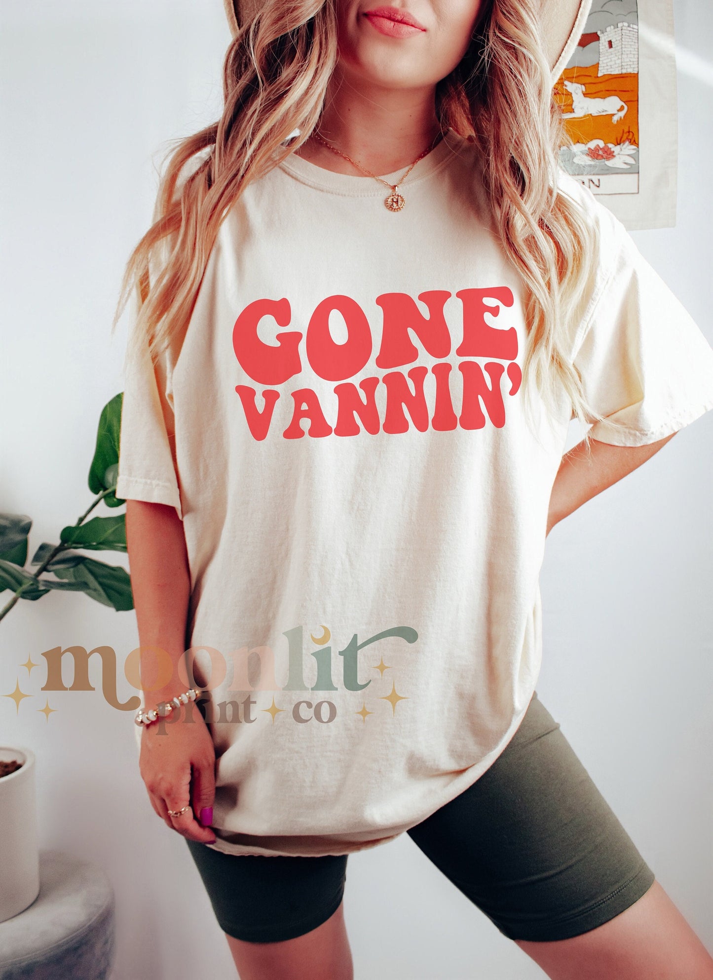 Gone Vannin' Unisex Comfort Colors Van Life Tee Vanlife Shirt Schoolie Shirt RV Shirt Travel Enthusiast Van Build Retro Van Keep On Truckin