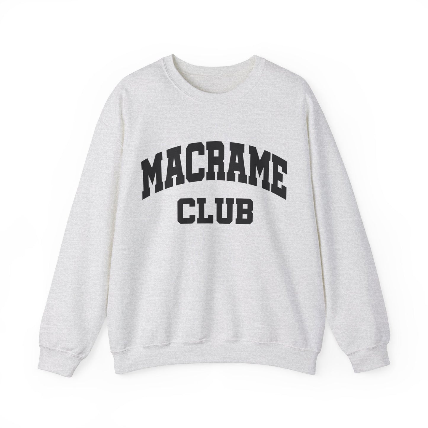 Macrame Club Macrame Artist Collegiate Sweatshirt Gildan Crewneck Macrame Gift Macrame Artist Shirt Macrame Crafters Shirt Gift For Her