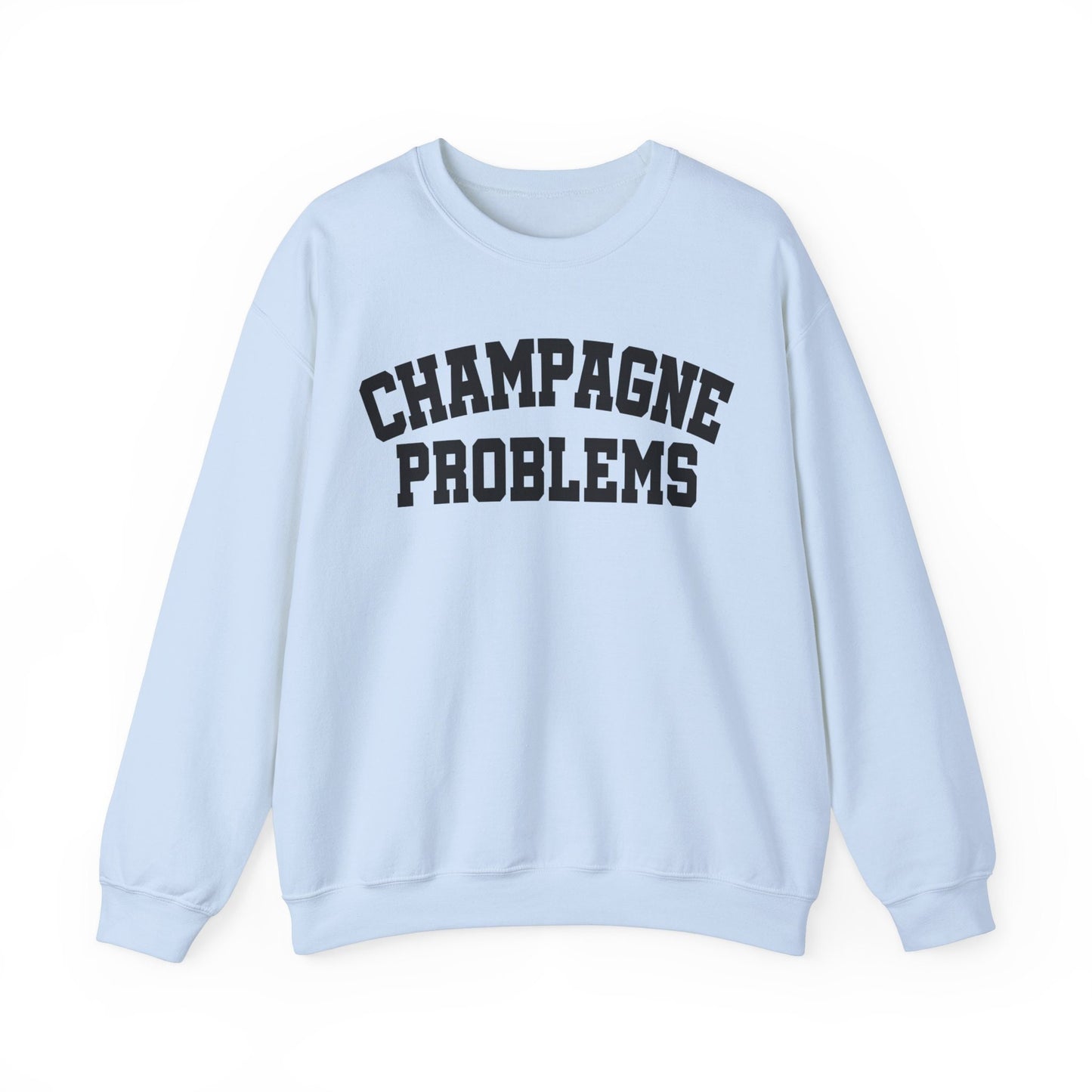 Champagne Problems Gildan Crewneck Swiftie Sweater Varsity Letter Trendy Sweatshirt Gift For Her Tswift Eras College Letter Tswift Fangirl