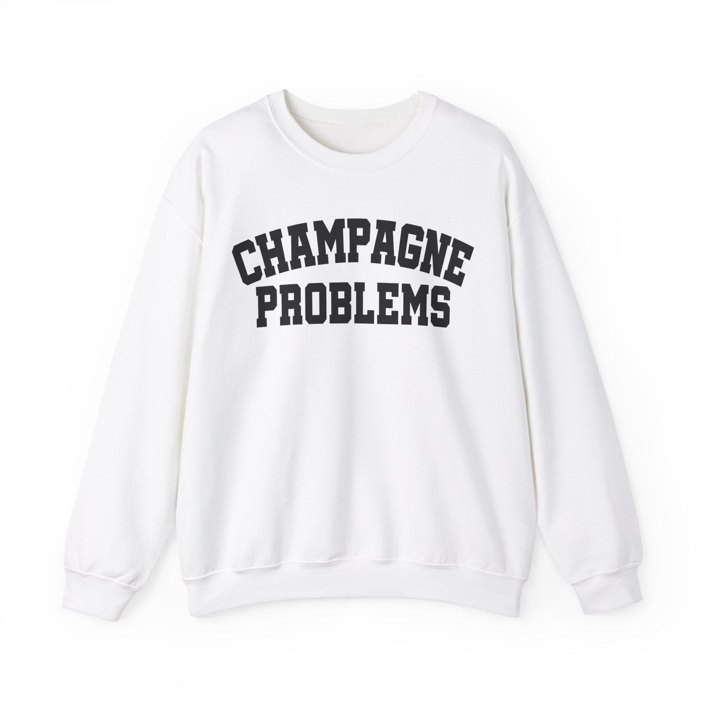 Champagne Problems Gildan Crewneck Swiftie Sweater Varsity Letter Trendy Sweatshirt Gift For Her Tswift Eras College Letter Tswift Fangirl