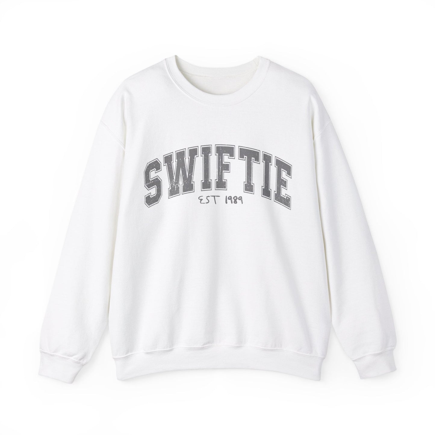 Swiftie 1989 Album Fangirl Vintage Print Gildan Crewneck Concert Shirt Gifts For Her Merry Christmas Swiftmas Tswift Midnights