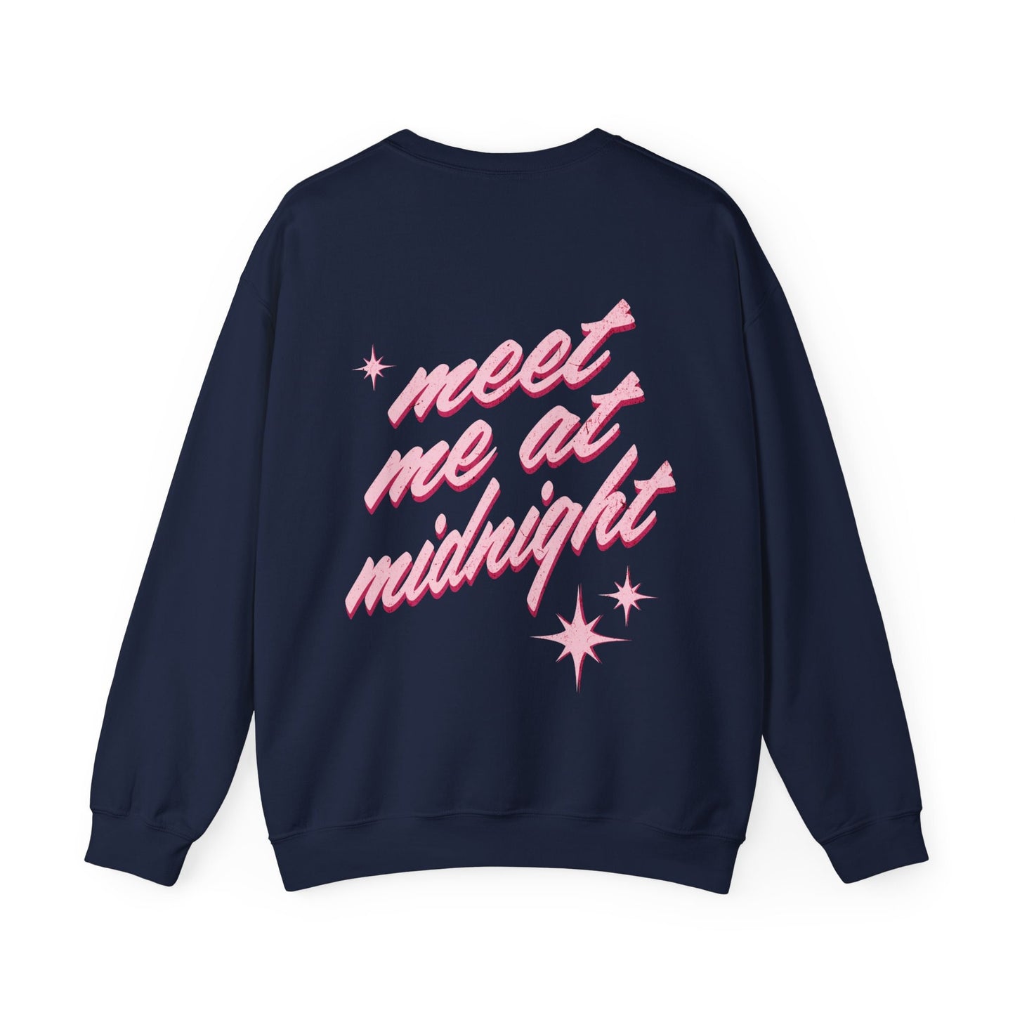 Meet Me At Midnight Kiss Zippo Light Gildan Crewneck Retro Vintage Print 2024 New Year's Tee Tswift Midnights Album Swiftie Merry Swiftmas