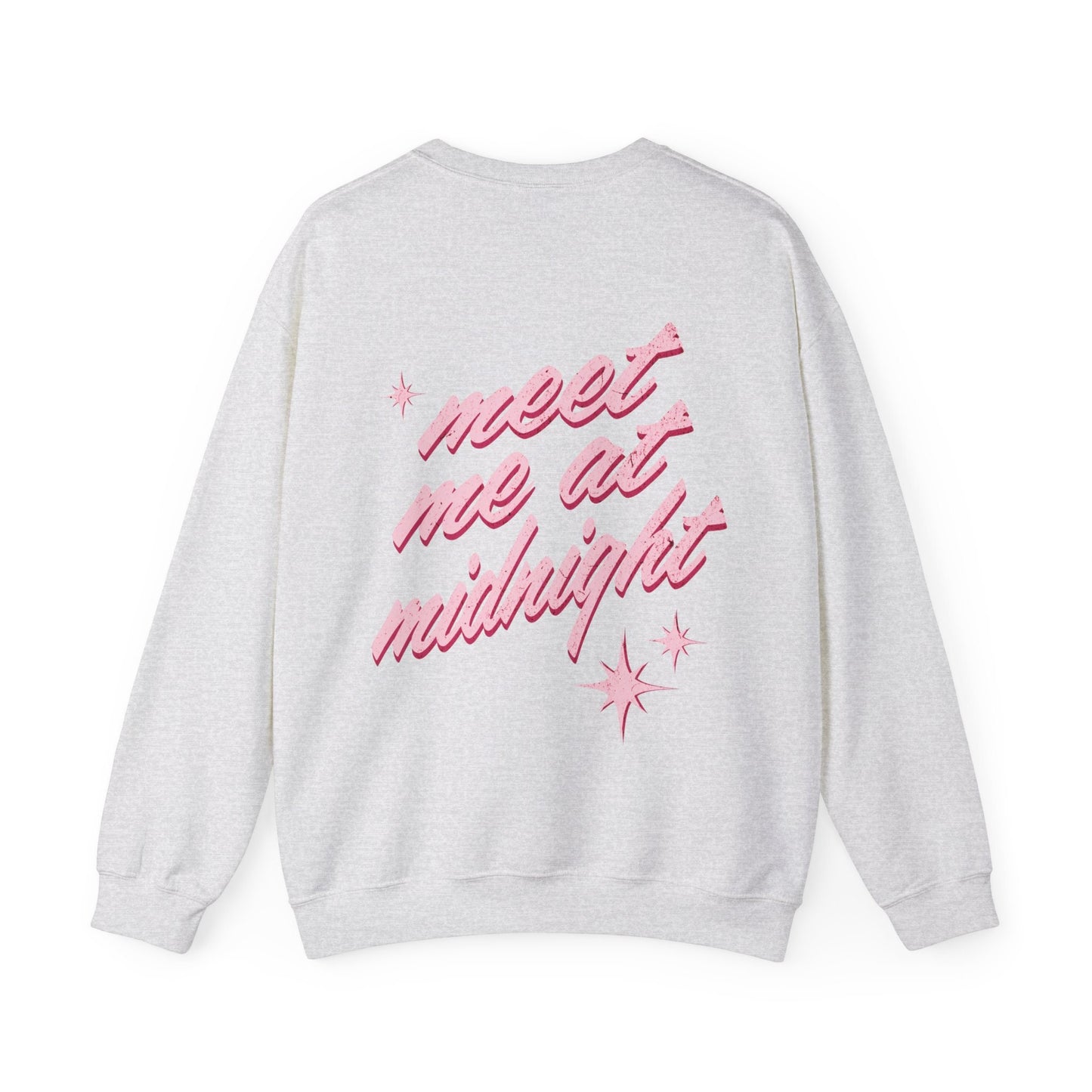 Meet Me At Midnight Kiss Zippo Light Gildan Crewneck Retro Vintage Print 2024 New Year's Tee Tswift Midnights Album Swiftie Merry Swiftmas