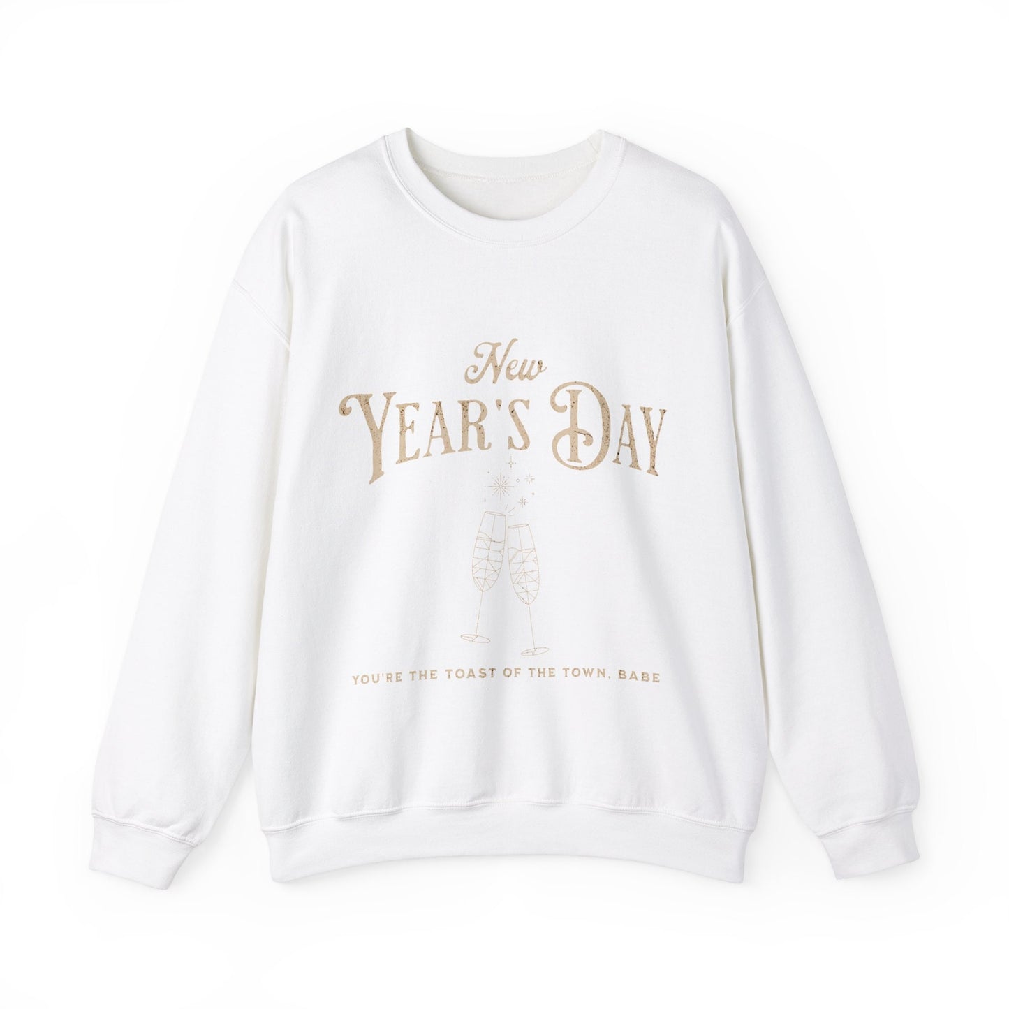 New Year's Day Gildan Crewneck Toast Of The Town Rep Era Reputation Album Tswift New Year 2024 Celebration Shirt Merry Swiftmas Swiftie Gift