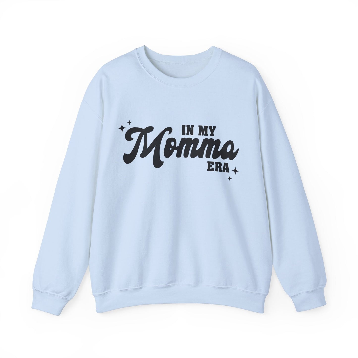 In My Momma Era Gildan Crewneck Retro Momma Sweatshirt Swiftie Momma Gift For Mom Mother's Day Sweatshirt Pregnancy Announcement Gift