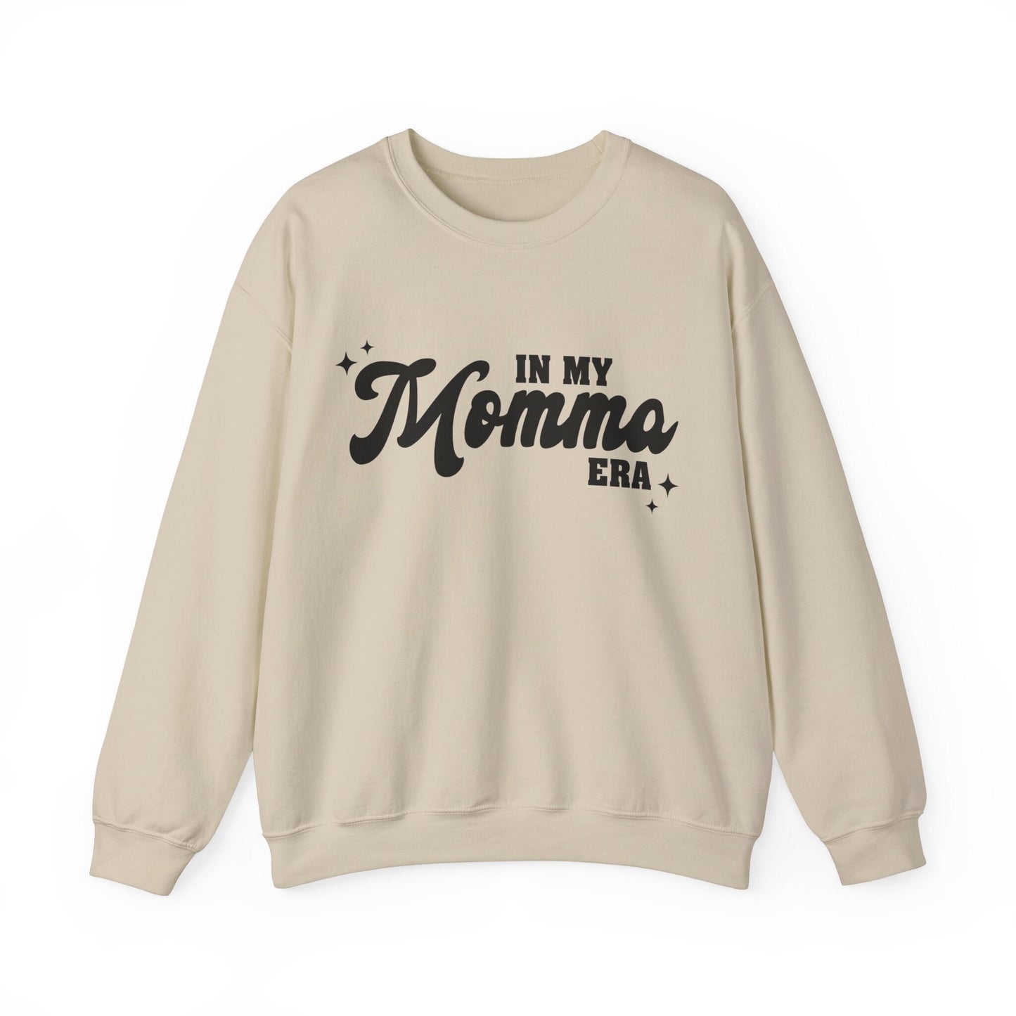 In My Momma Era Gildan Crewneck Retro Momma Sweatshirt Swiftie Momma Gift For Mom Mother's Day Sweatshirt Pregnancy Announcement Gift