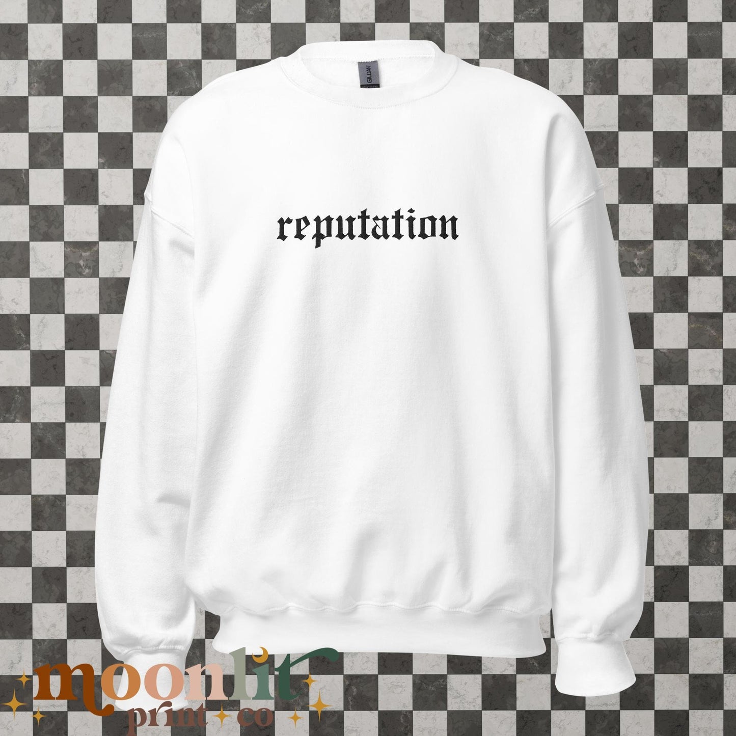 Reputation EMBROIDERED Gildan Crewneck Swiftie Sweatshirt Gift For Her Tswift Fan Merch Gift For Swiftie