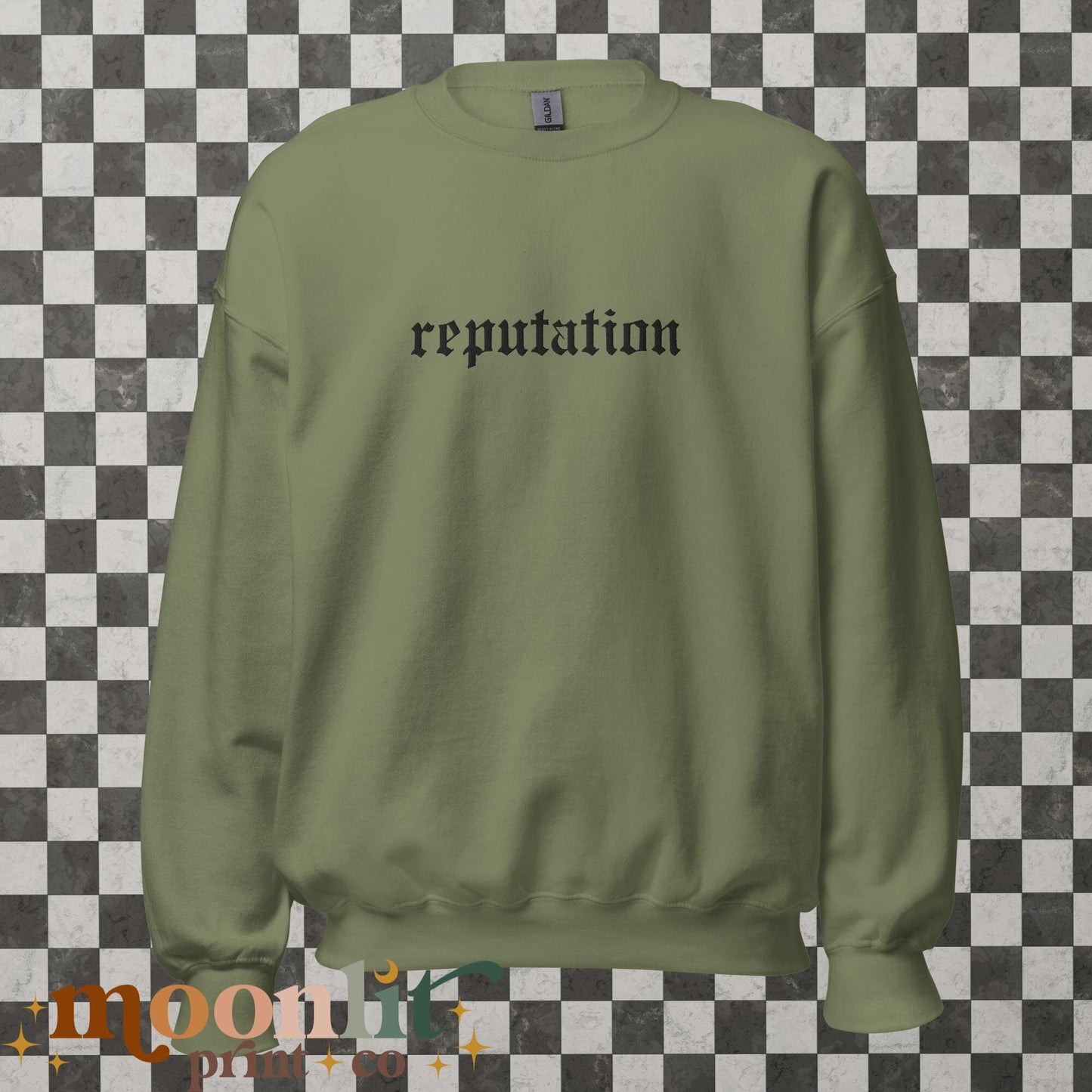 Reputation EMBROIDERED Gildan Crewneck Swiftie Sweatshirt Gift For Her Tswift Fan Merch Gift For Swiftie