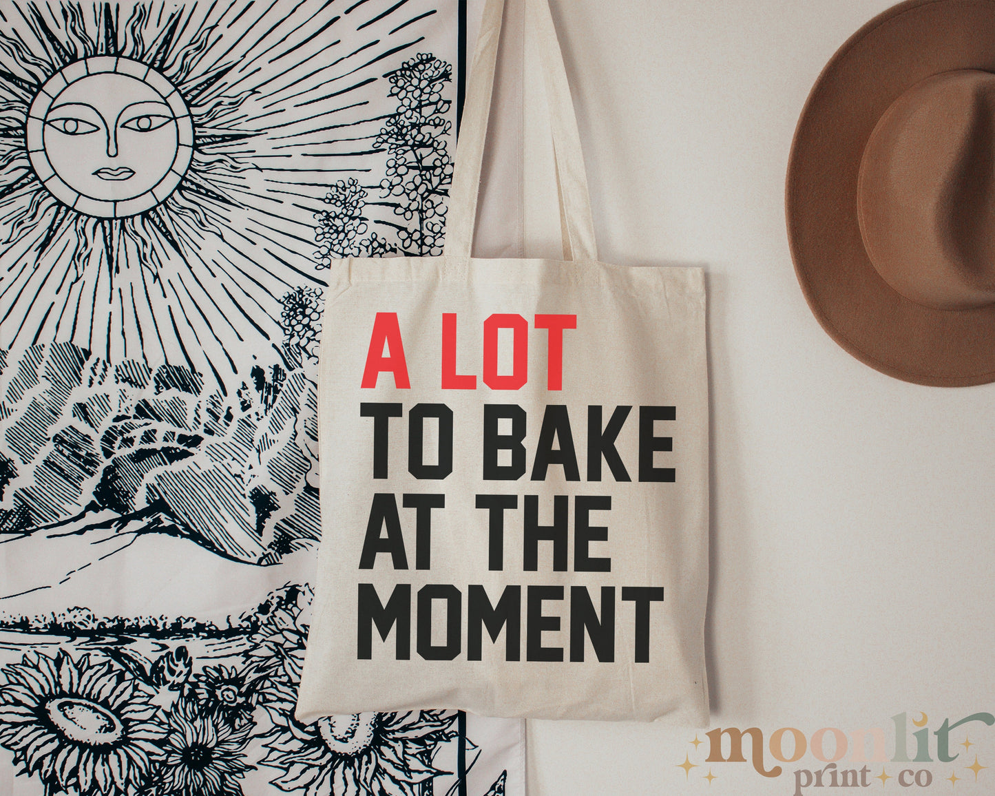 A Lot Going On At The Moment A Lot To Bake Cotton Tote Bag