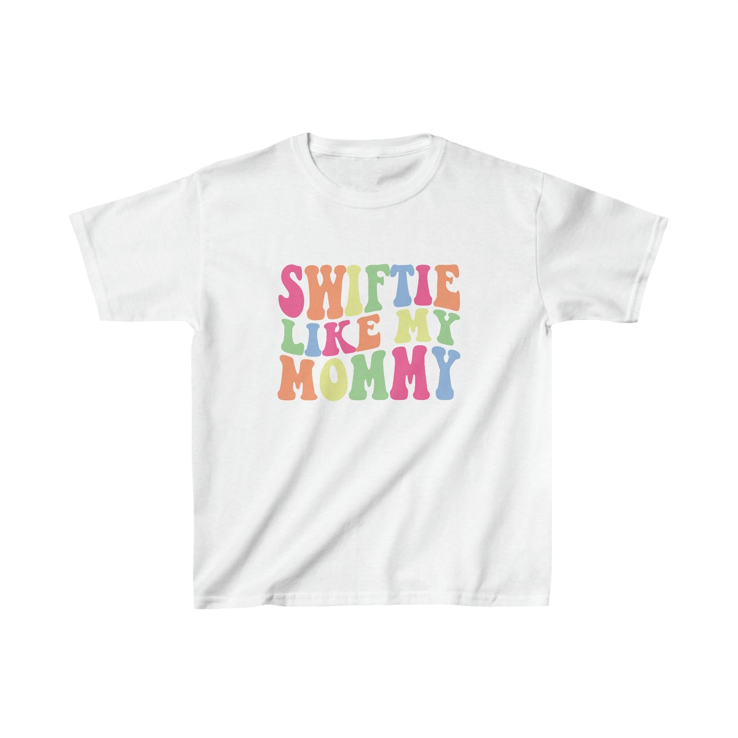 Swiftie Like My Mommy Kid's Tee Little Swiftie Shirt Gift For Swiftie Kids Swiftie Crewneck Kids Swiftie Sweatshirt Tswift Gift For Her