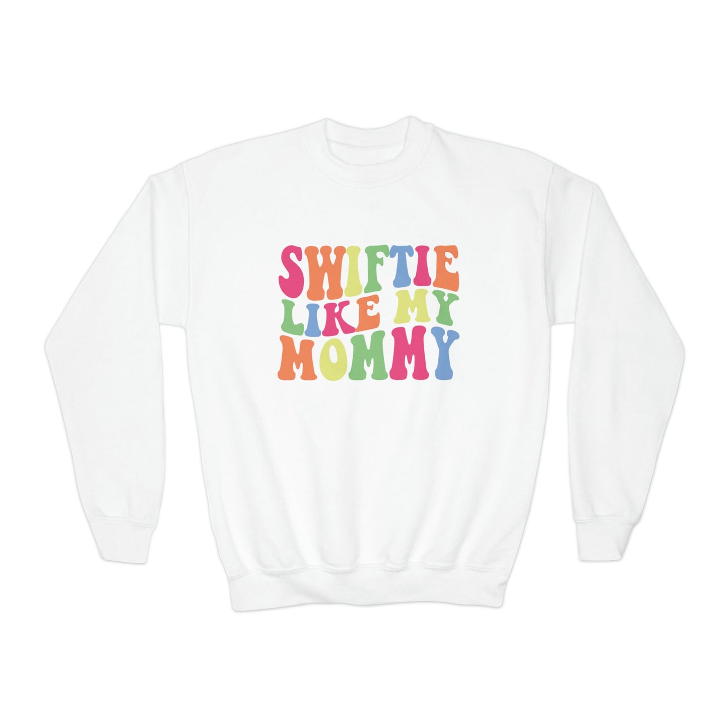 Swiftie Like My Mommy Kid's Tee Little Swiftie Shirt Gift For Swiftie Kids Swiftie Crewneck Kids Swiftie Sweatshirt Tswift Gift For Her