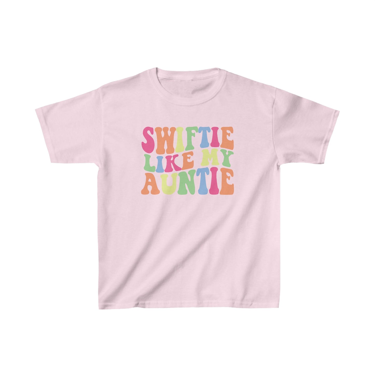 Swiftie Like My Auntie Kid's Tee Little Swiftie Shirt Gift For Swiftie Kids Swiftie Crewneck Kids Swiftie Sweatshirt Tswift Gift For Her