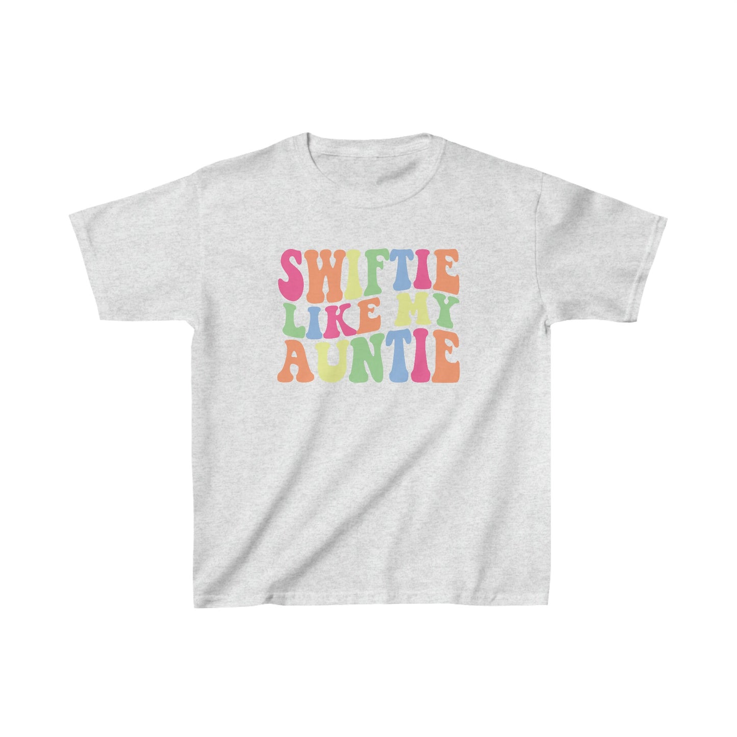 Swiftie Like My Auntie Kid's Tee Little Swiftie Shirt Gift For Swiftie Kids Swiftie Crewneck Kids Swiftie Sweatshirt Tswift Gift For Her