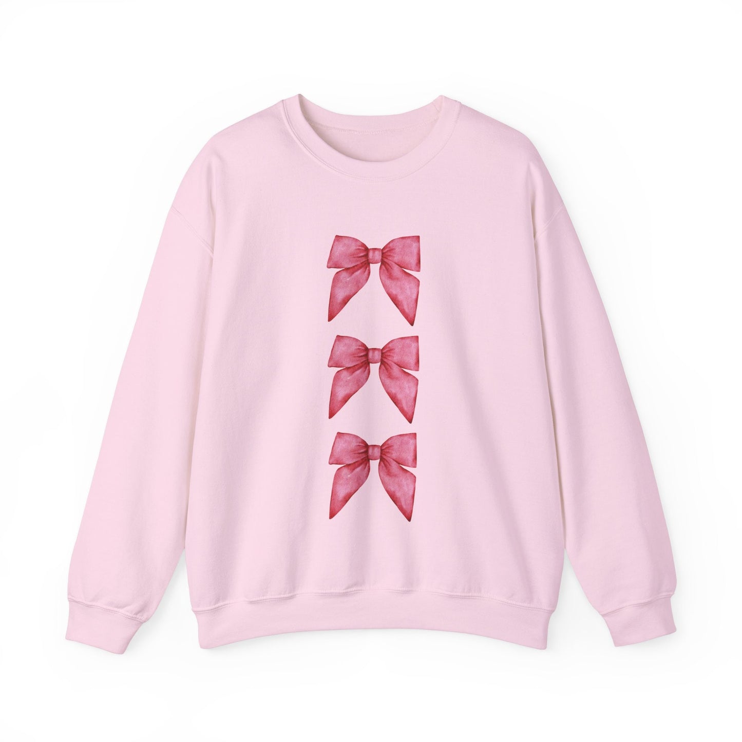 Pink Bow Sweatshirt Coquette Aesthetic Trendy Bow Crewneck Cute Coquette Top Trendy Y2K Shirt Gift For Her Coquette Clothing Aesthetic Shirt