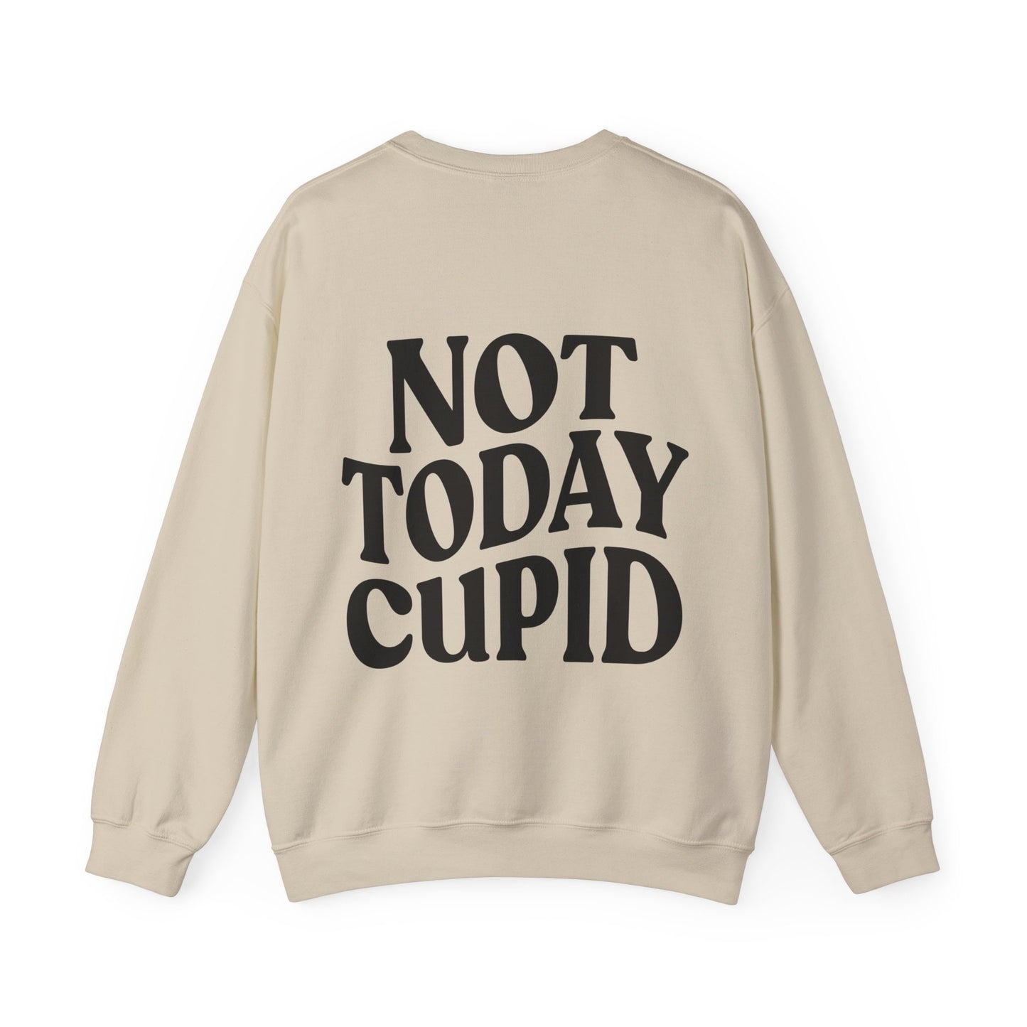 Not Today Cupid Anti Valentine Sweatshirt Coquette Crewneck Trendy Coquette Shirt Cherub Cupid Softcore Balletcore Lovecore Aesthetic