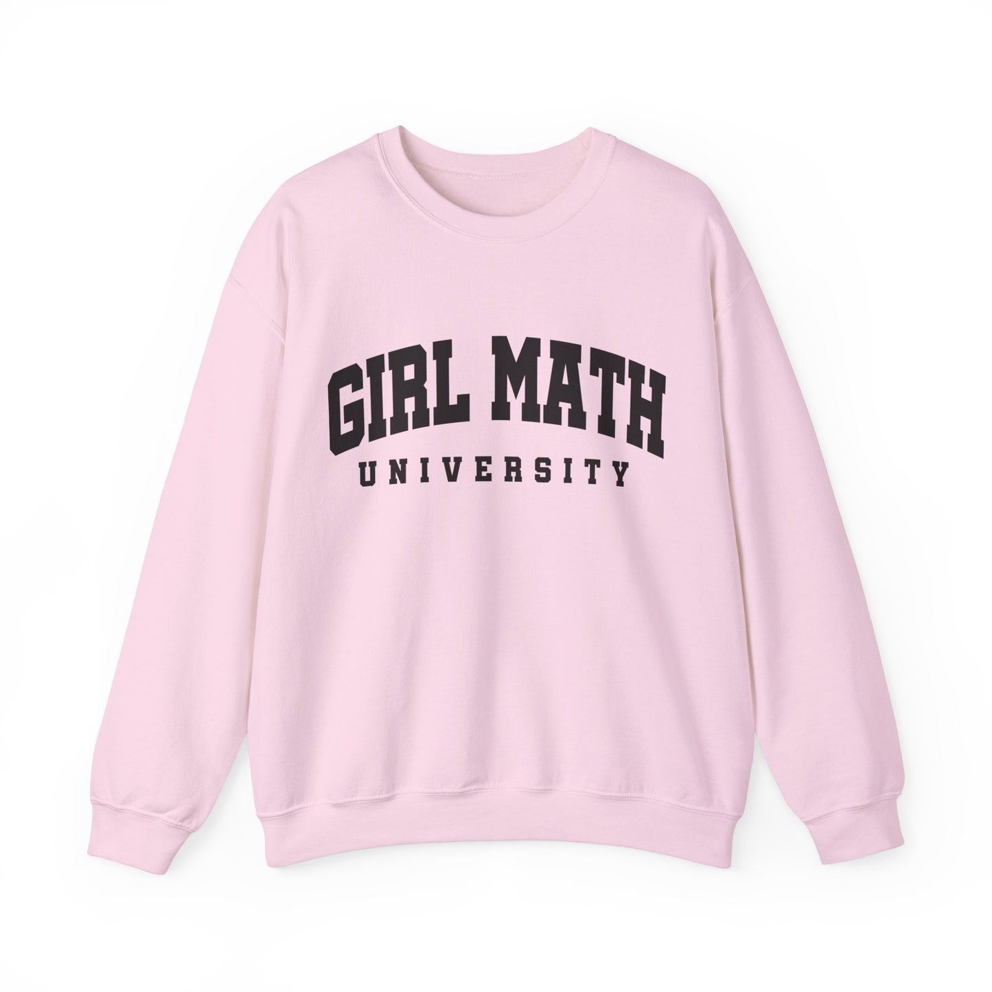Girl Math University Gildan Crewneck Funny Tee Gifts For Her Christmas Gift For Her Meme Tshirt Gift For Girlfriend Galentine's Day Gift