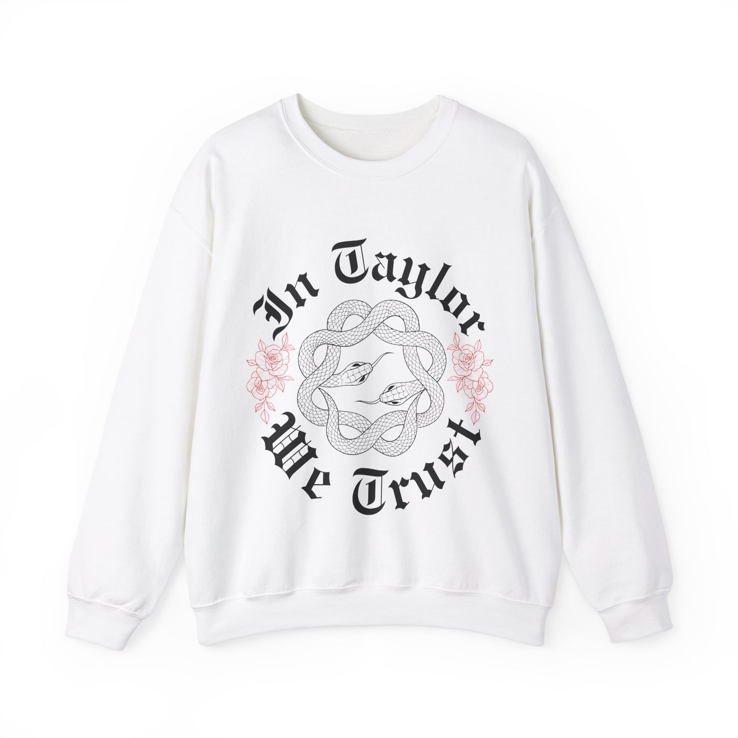 In Taylor We Trust Gildan Crewneck Trendy Sweatshirt Reputation Album Snake Shirt In My Rep Era Swiftie Sweatshirt Gift For Her Swiftie Gift