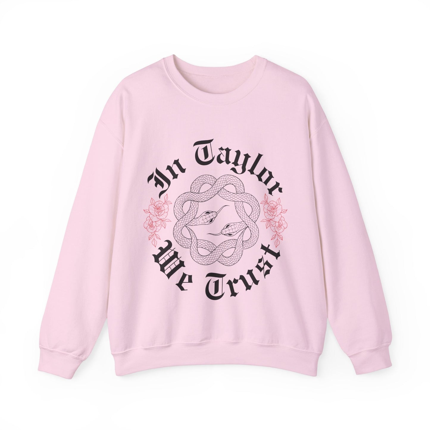 In Taylor We Trust Gildan Crewneck Trendy Sweatshirt Reputation Album Snake Shirt In My Rep Era Swiftie Sweatshirt Gift For Her Swiftie Gift