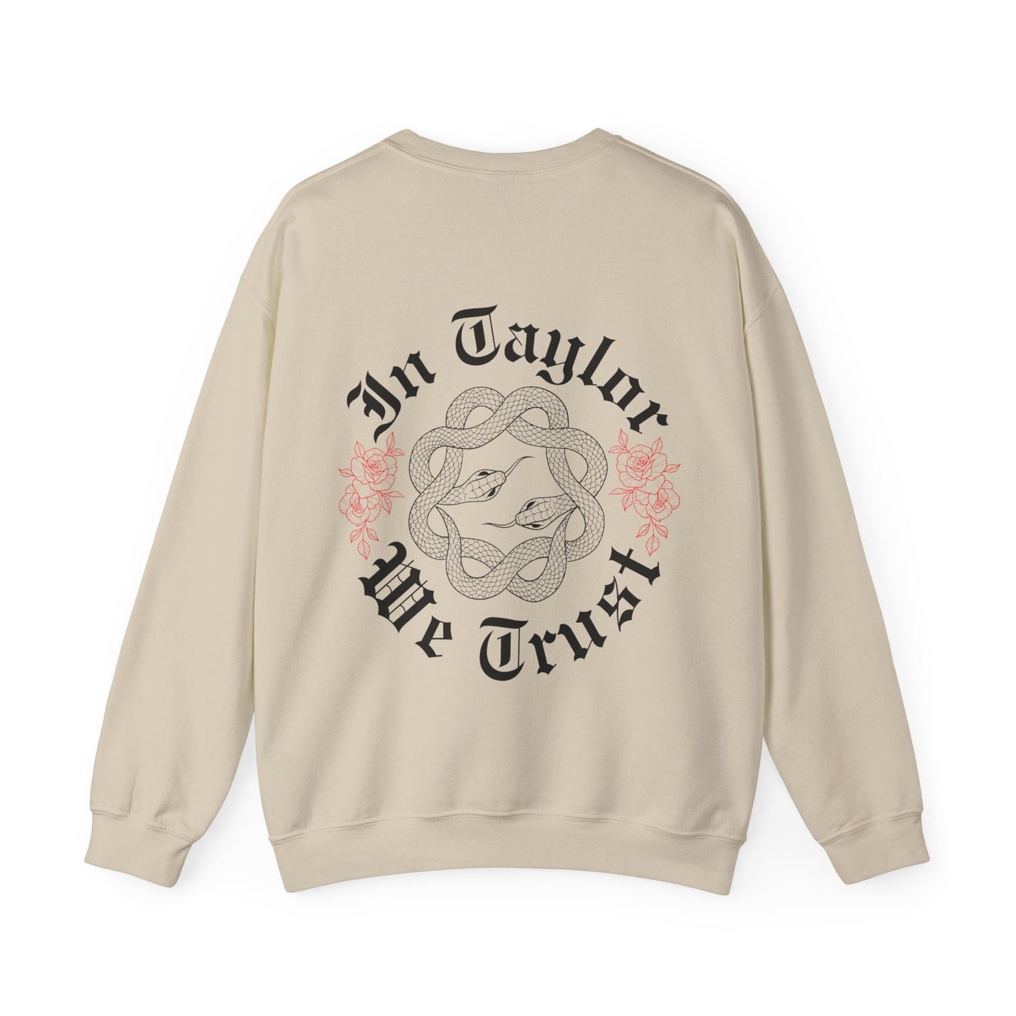 In Taylor We Trust Gildan Crewneck Trendy Sweatshirt Reputation Album Snake Shirt In My Rep Era Swiftie Sweatshirt Gift For Her Swiftie Gift