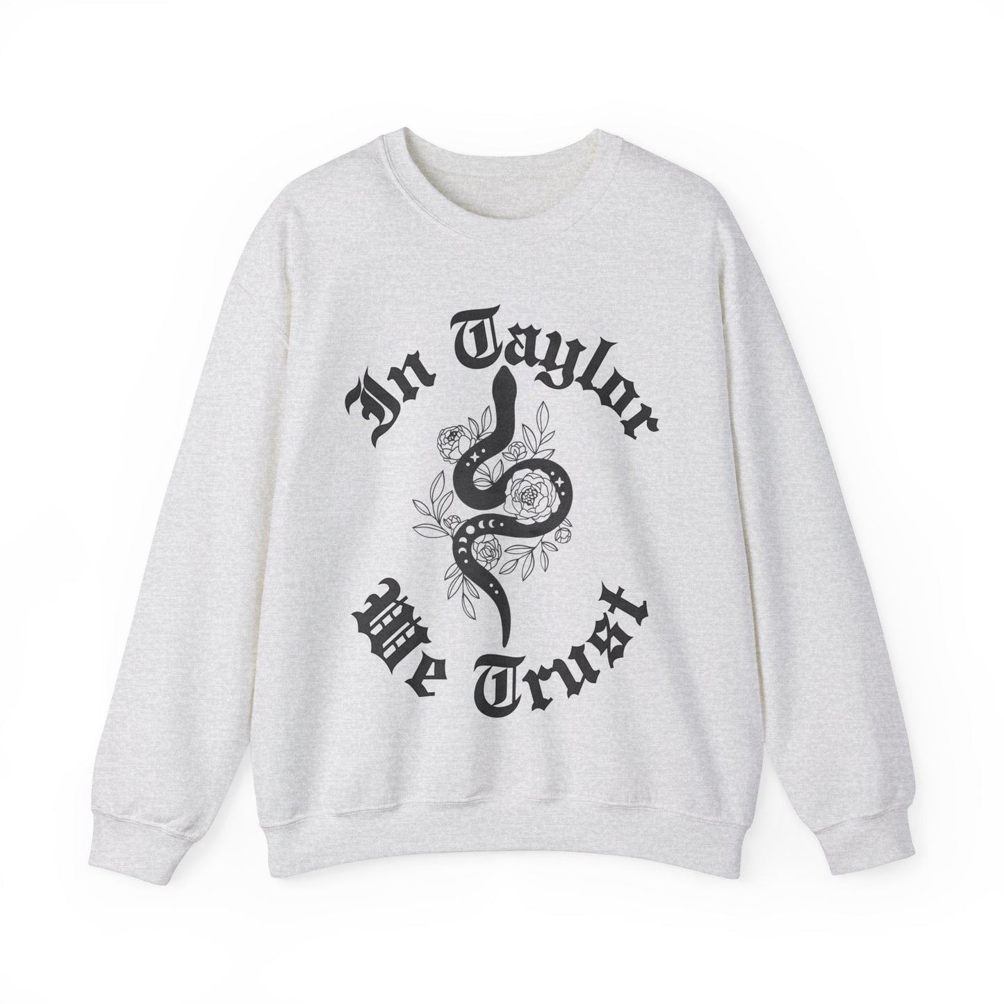 In Taylor We Trust Gildan Crewneck Trendy Sweatshirt Reputation Album Snake Shirt In My Rep Era Swiftie Sweatshirt Gift For Her Swiftie Gift