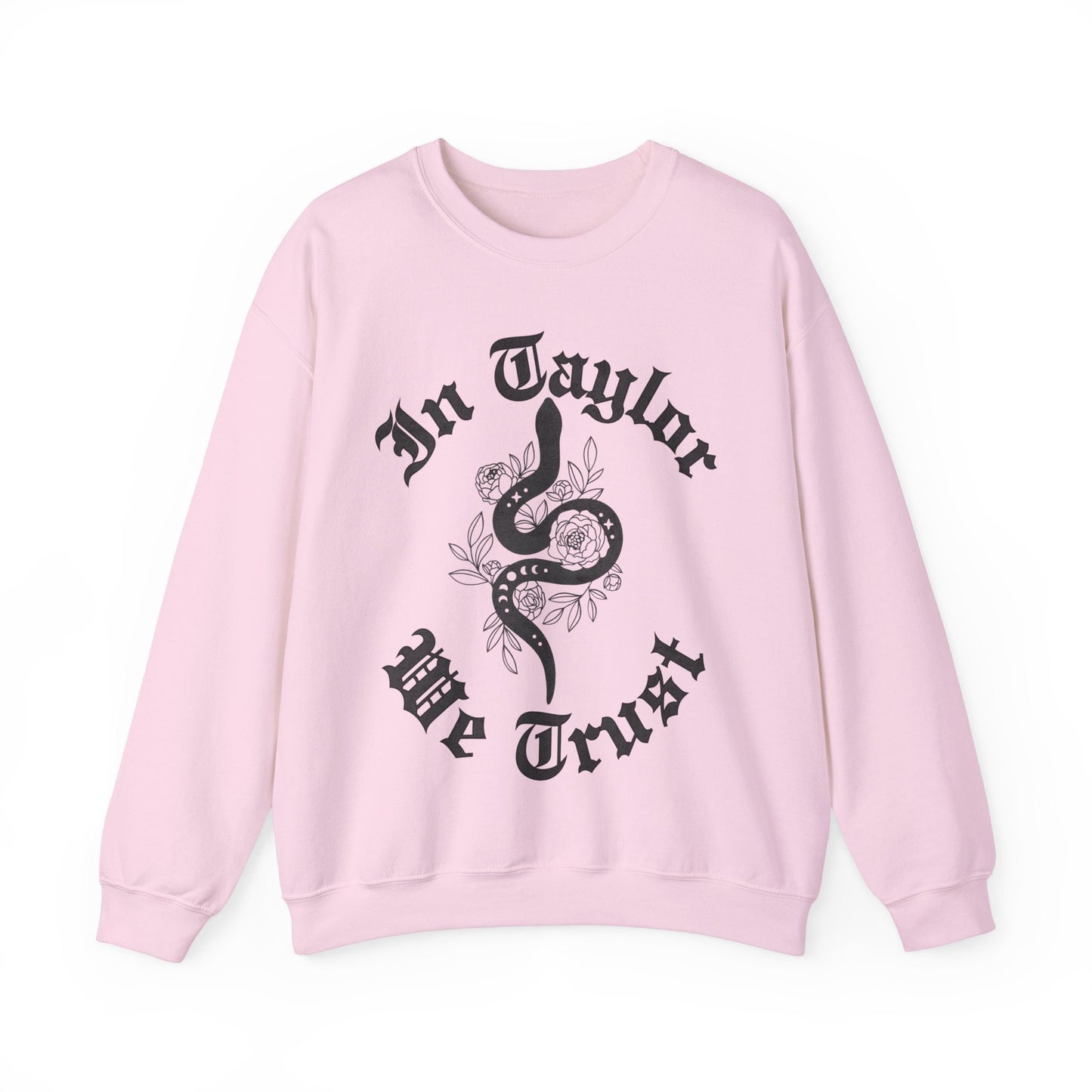 In Taylor We Trust Gildan Crewneck Trendy Sweatshirt Reputation Album Snake Shirt In My Rep Era Swiftie Sweatshirt Gift For Her Swiftie Gift