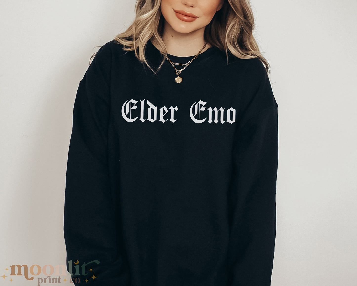 Elder Emo Sweatshirt Gildan Crewneck Emo Gift Not A Phase Emo Forever Funny Emo Shirt Gothic Sweatshirt Scene Phase Emo Phase Millennial