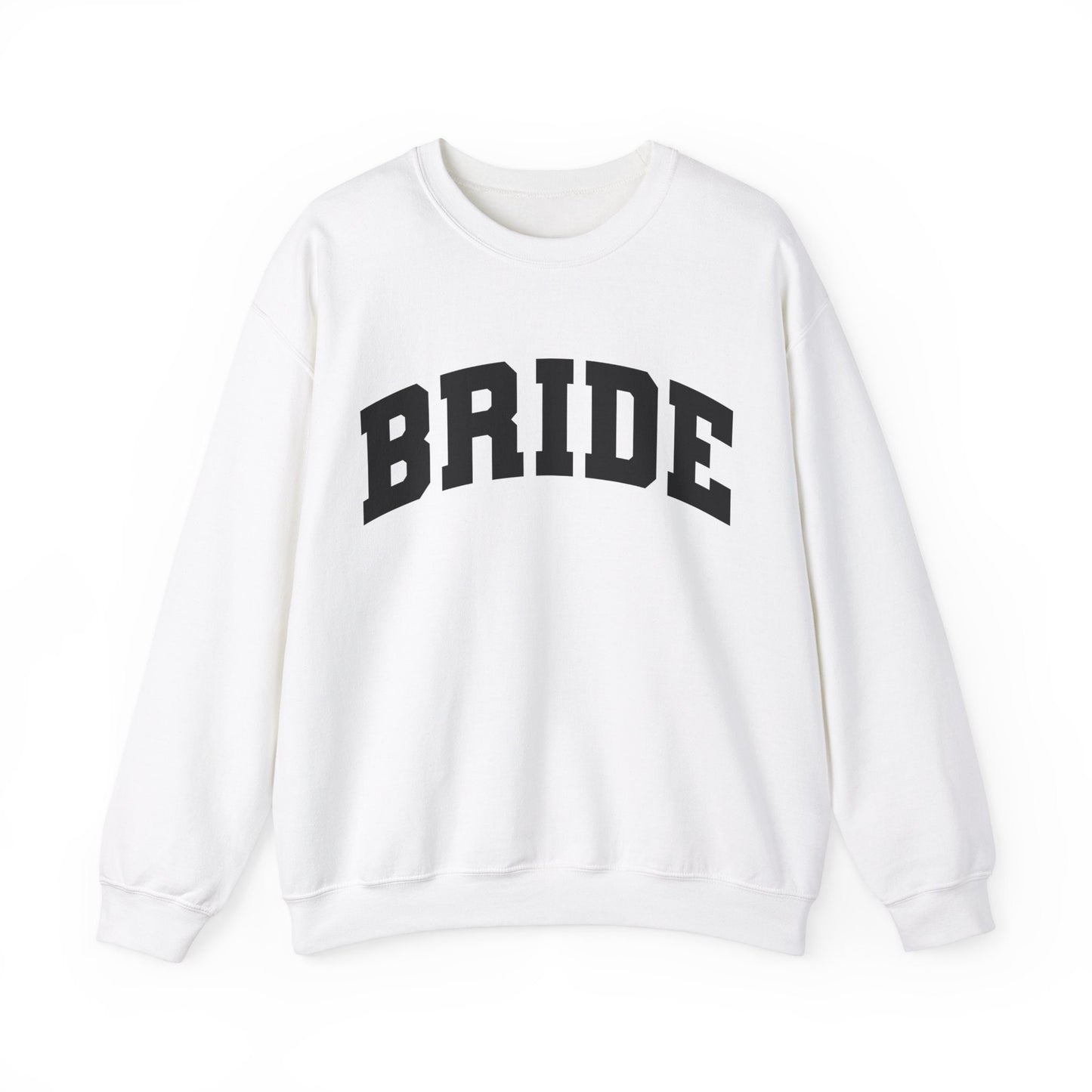 Bride Varsity College Letter Crewneck Bride Sweatshirt