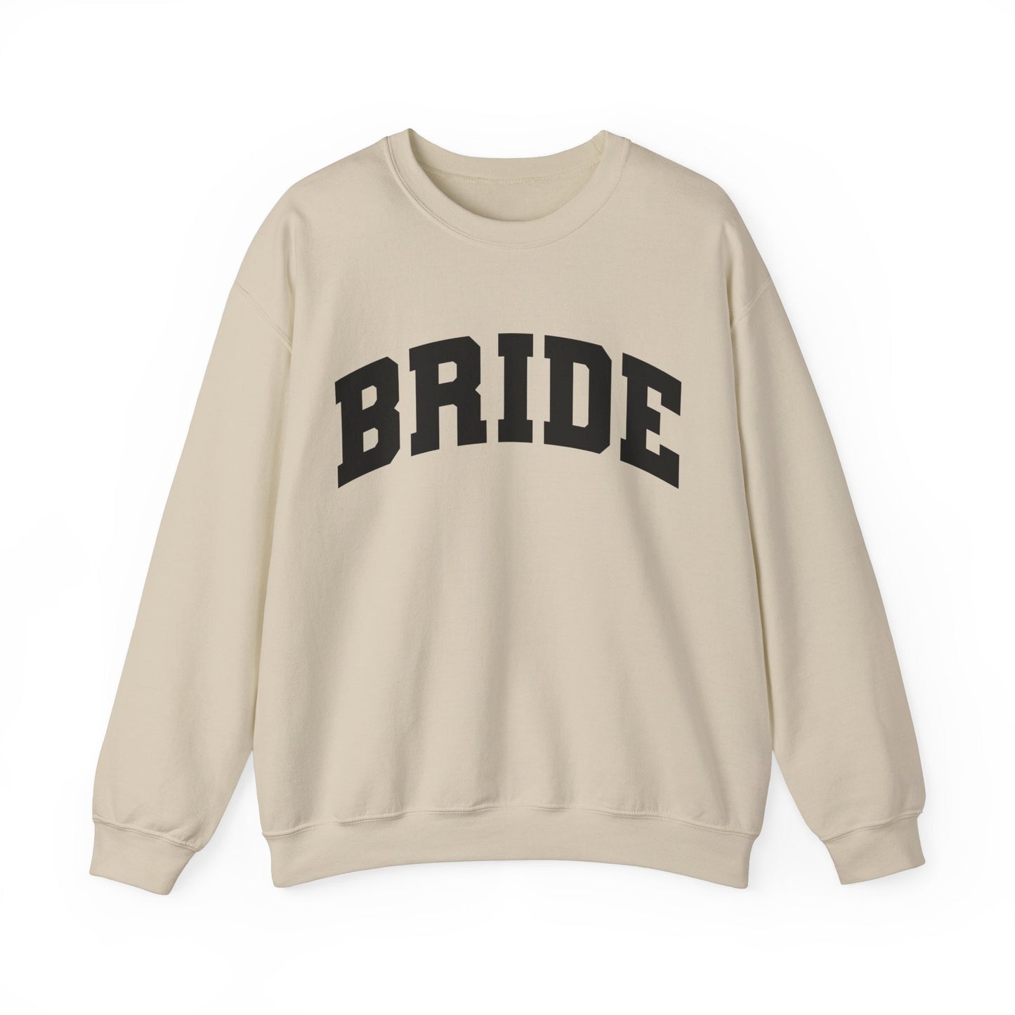 Bride Varsity College Letter Crewneck Bride Sweatshirt