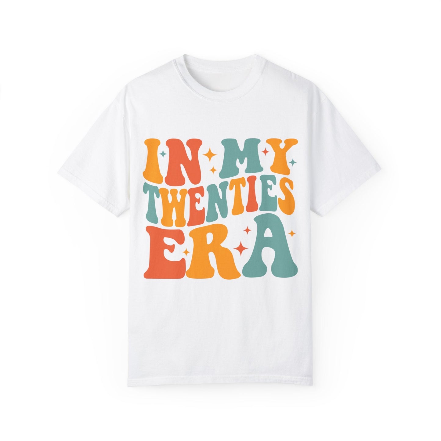 In My Twenties Era Comfort Colors 20th Birthday 2003 2004 Retro Wavy Groovy Birthday 20th Birthday Shirt Funny Birthday Tee 20th Bday