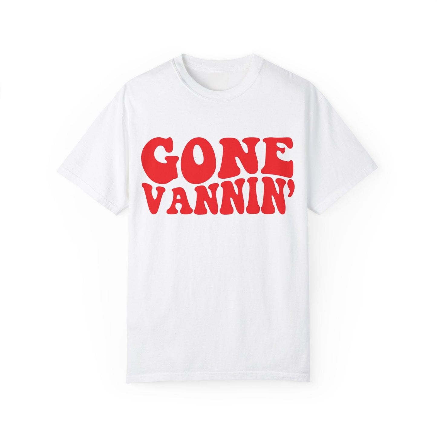 Gone Vannin' Unisex Comfort Colors Van Life Tee Vanlife Shirt Schoolie Shirt RV Shirt Travel Enthusiast Van Build Retro Van Keep On Truckin